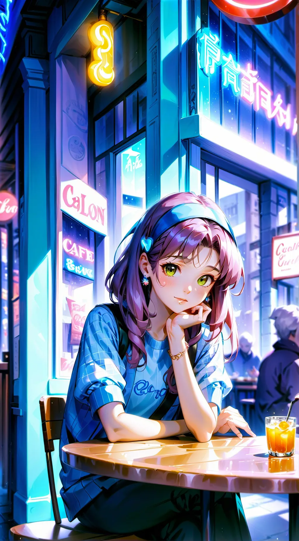 ai character:  Kiyomi yui background