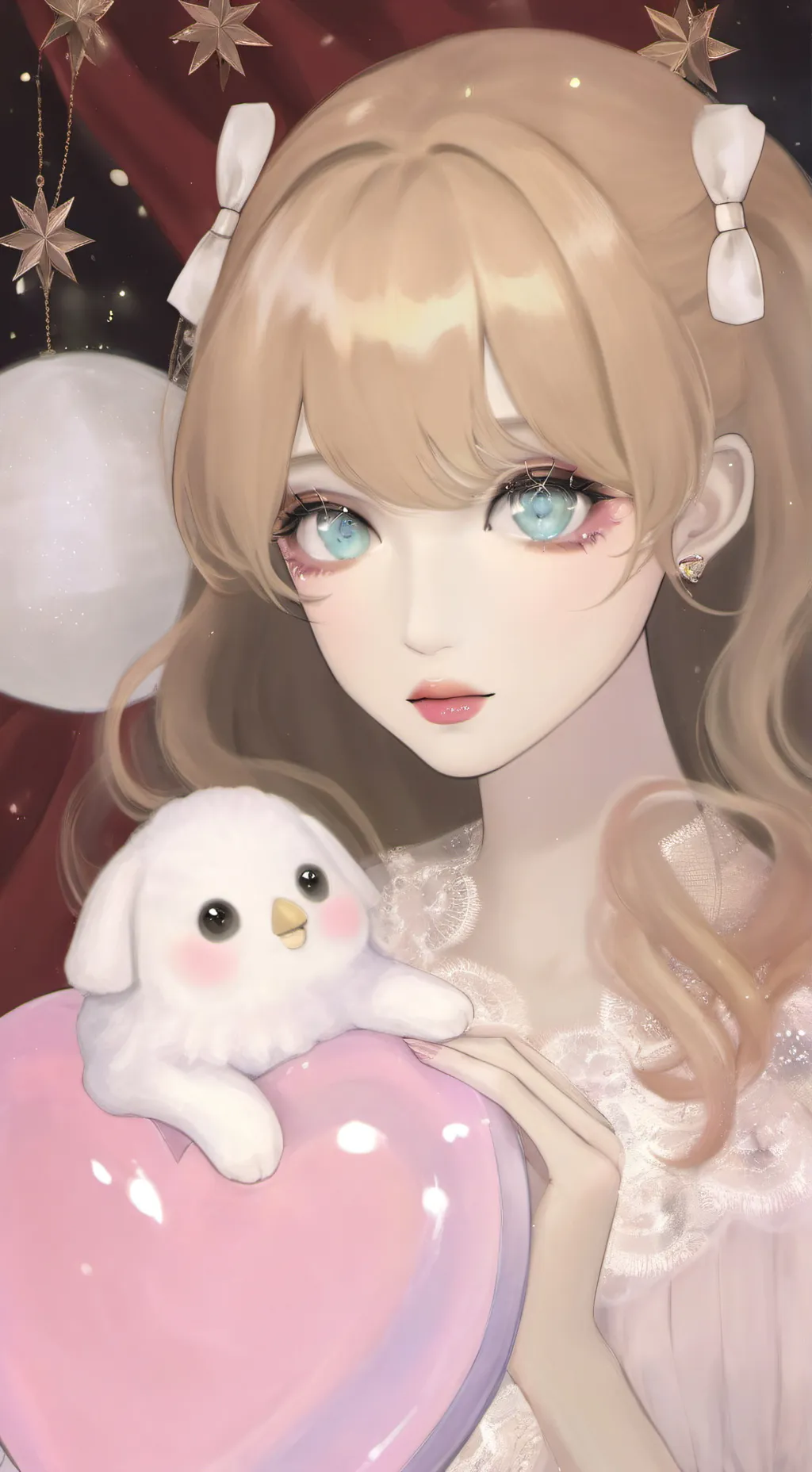 ai character: Rose background