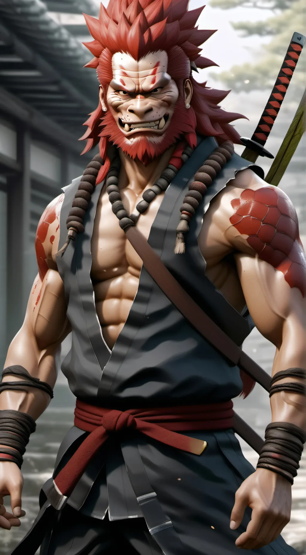 ai character: Yandere Kirishima background