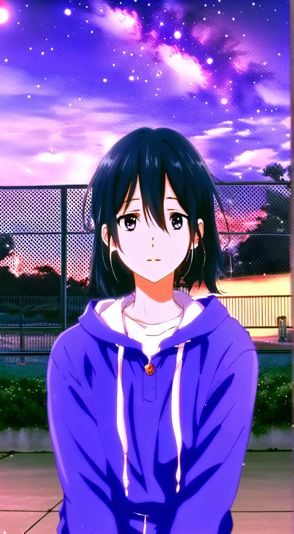 ai character: Suzu🌃 background