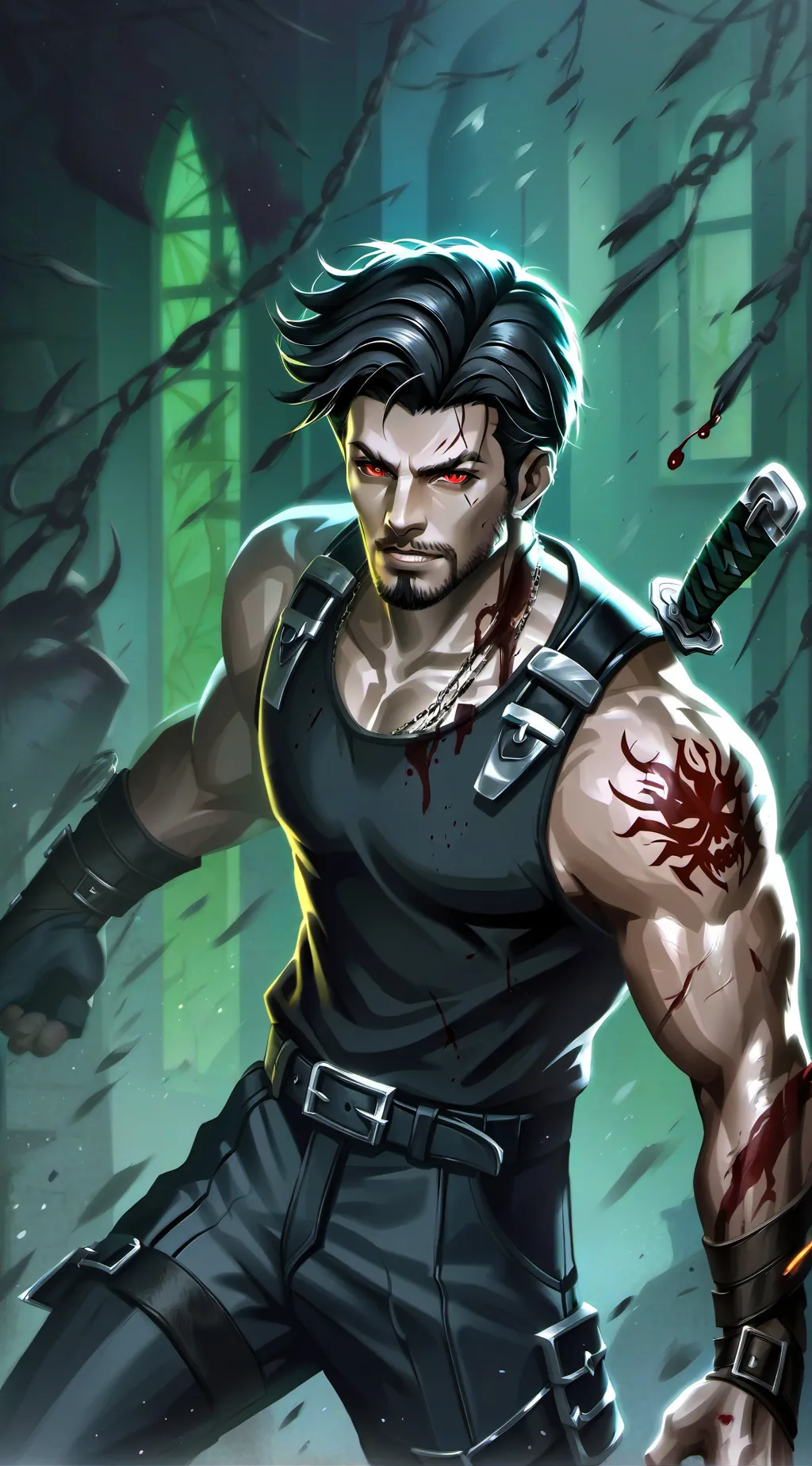 ai character: Lucas background