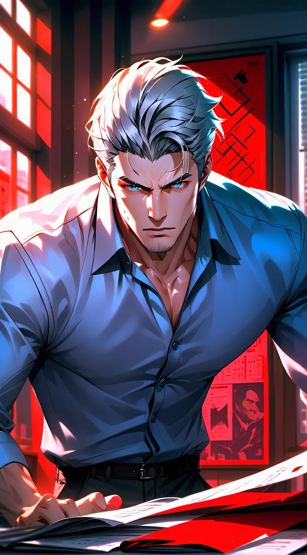 ai character: Valentín  background