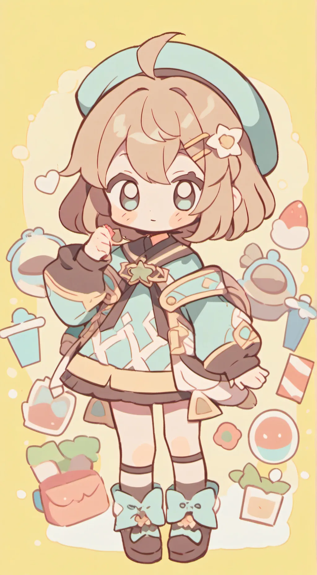 ai character: Bulma  background