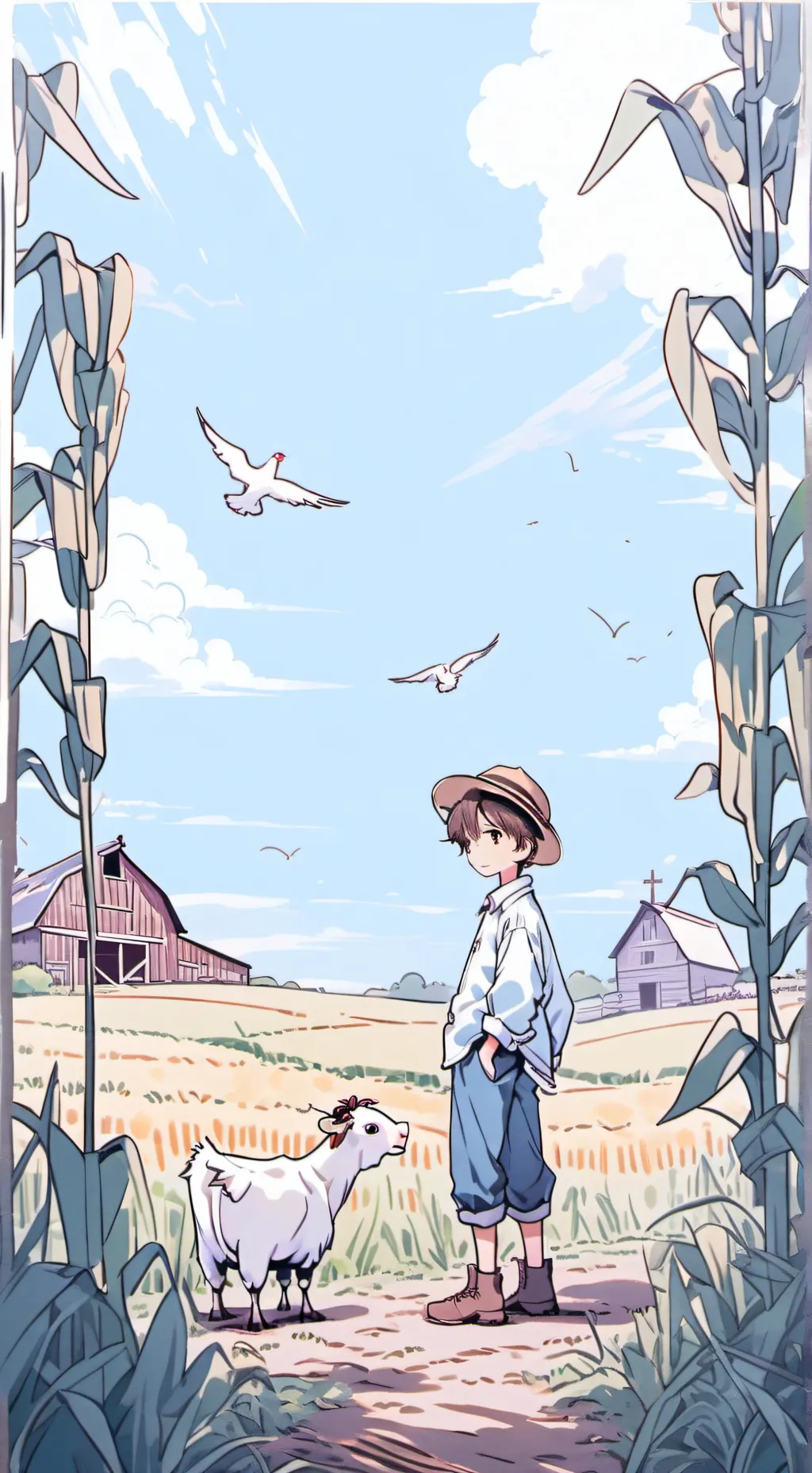 ai character: La Granja del Sr.A background