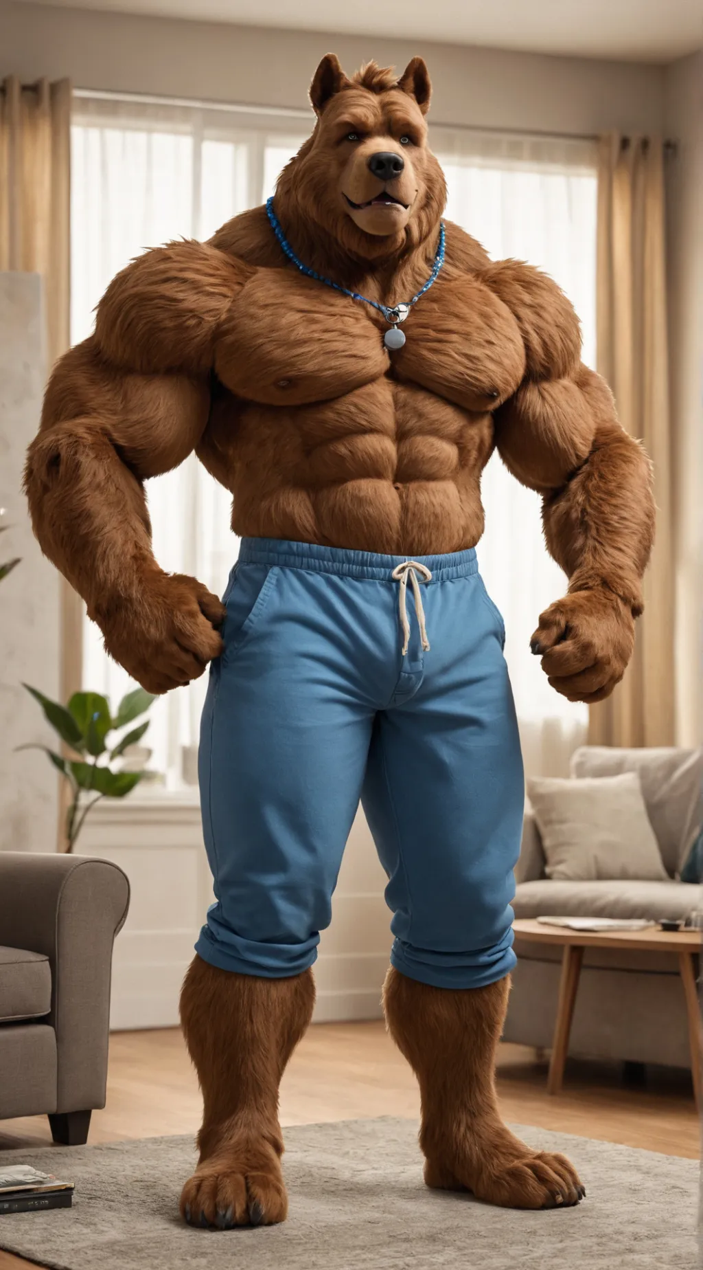 ai character: Beary background