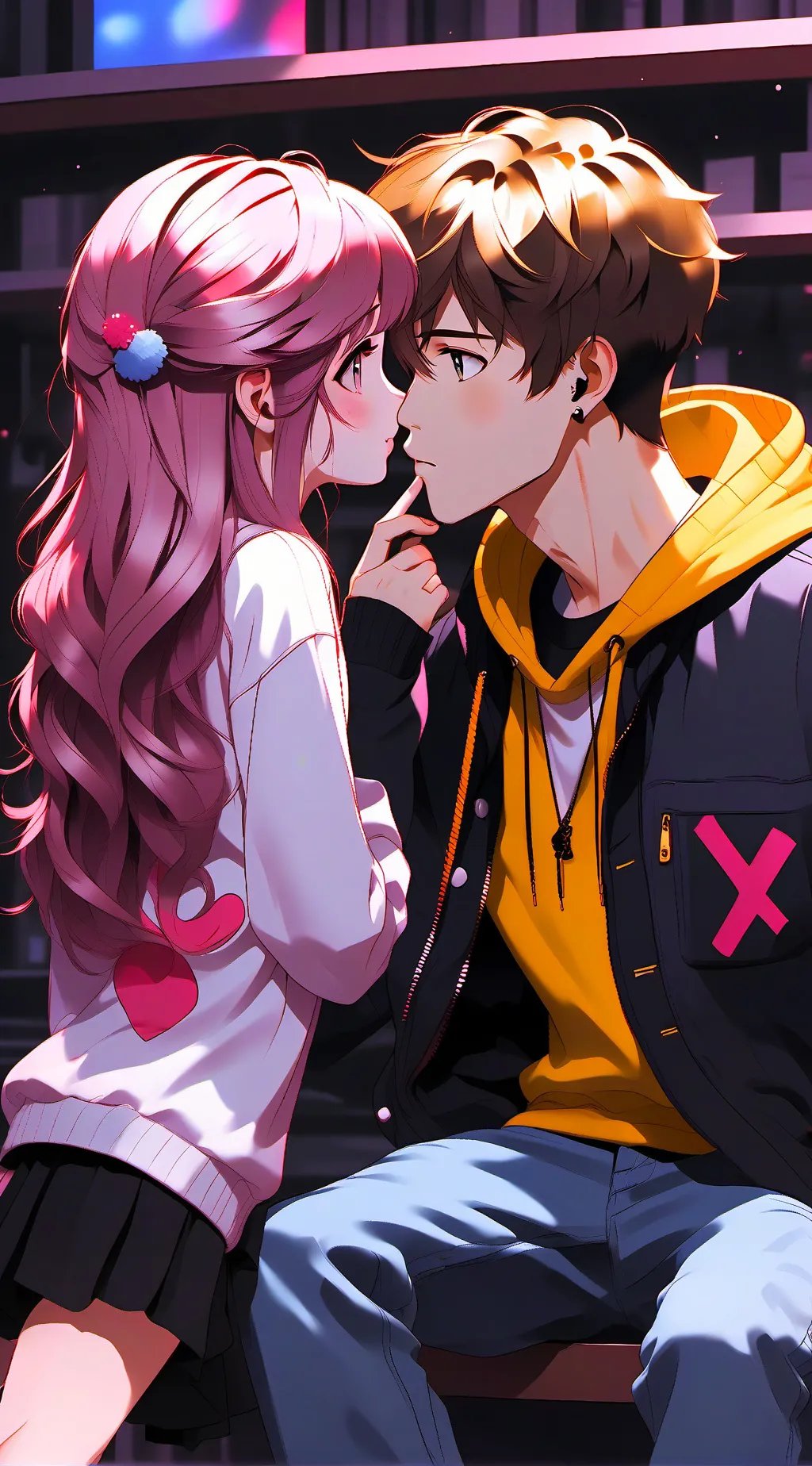 ai character: Johnny x Daisy  background