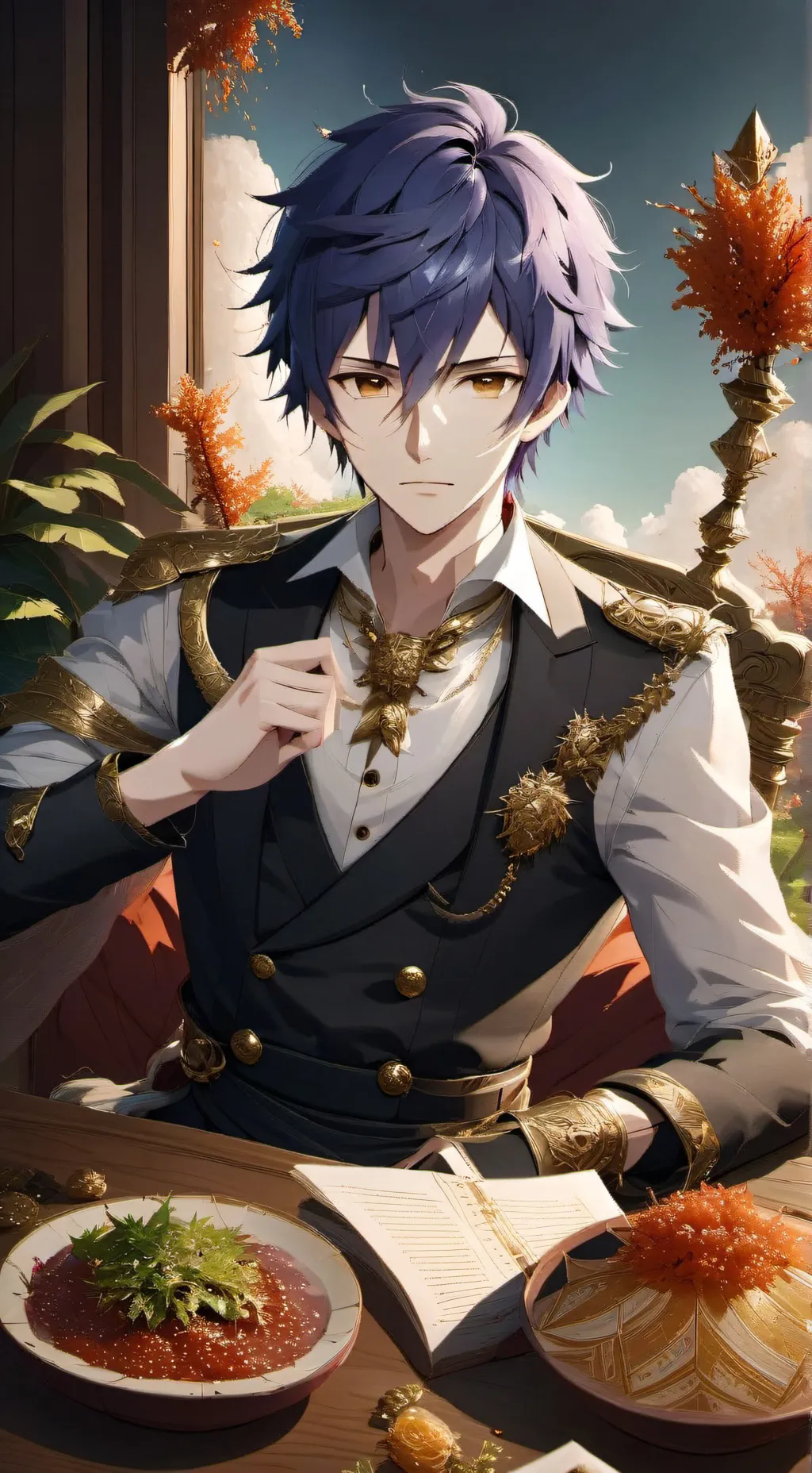 ai character: Саоки  background