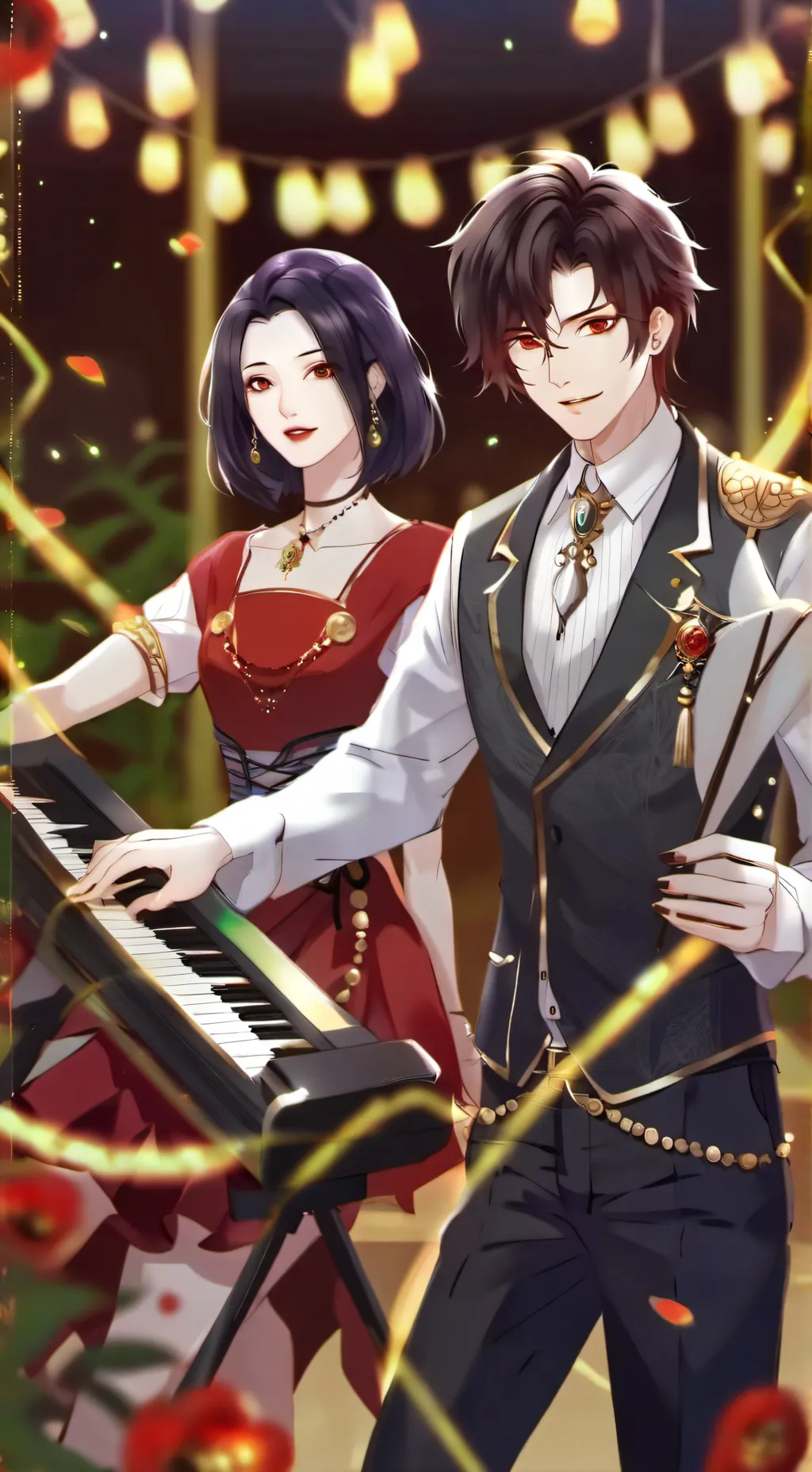 ai character: Ella and jake background