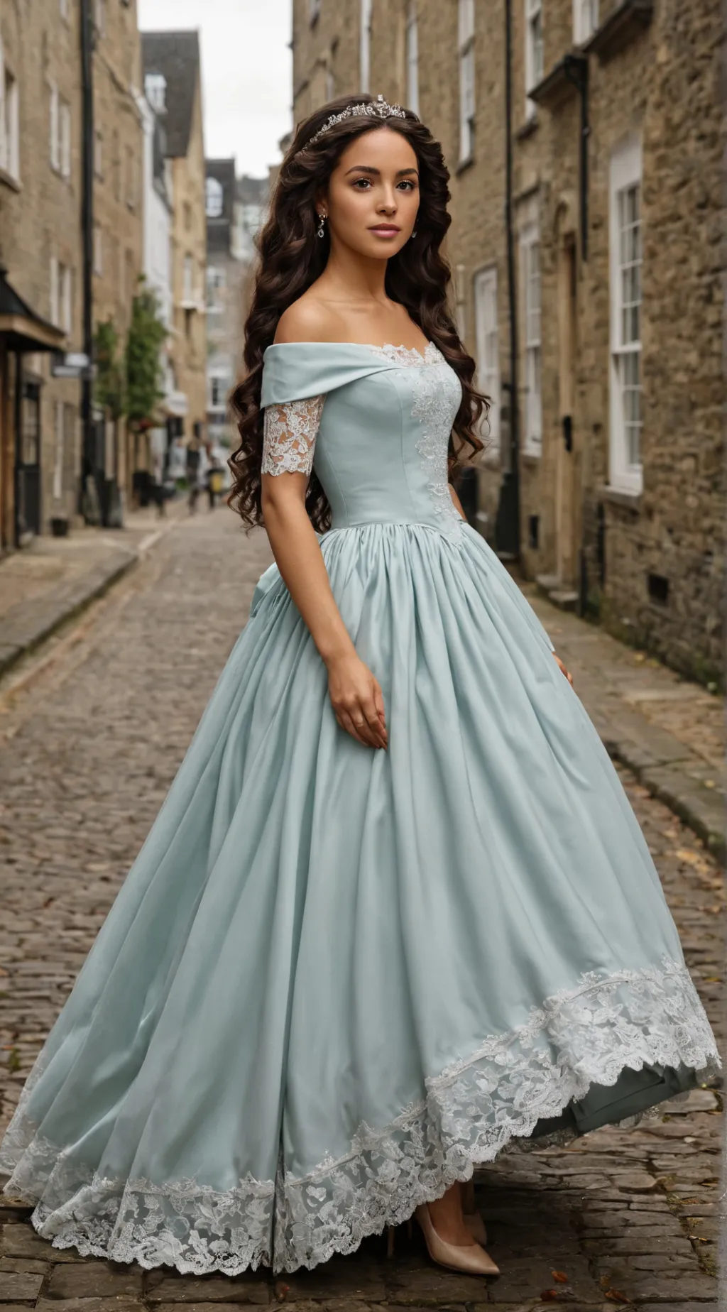 ai character: Hamilton Eliza peg background