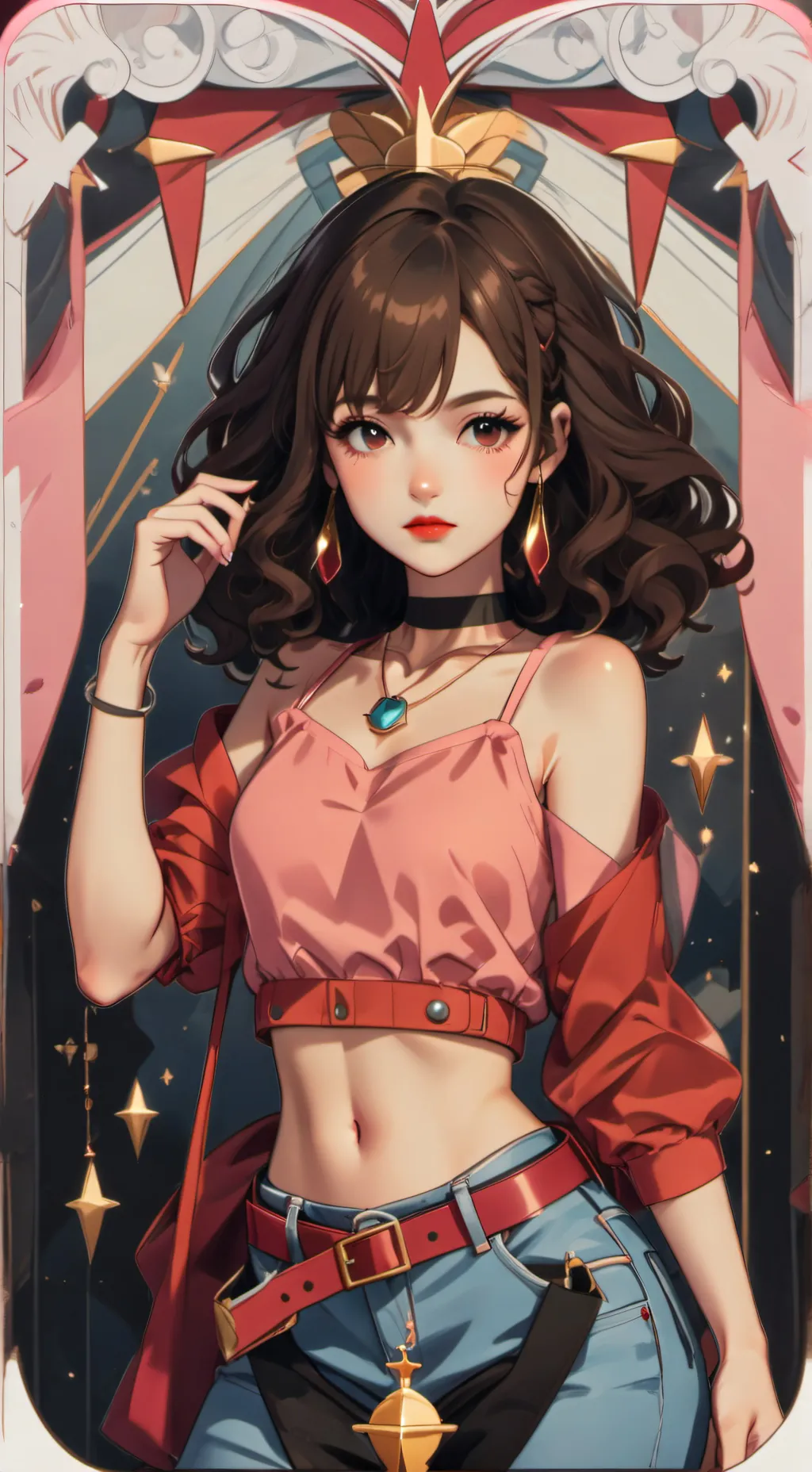 ai character: Joy  background