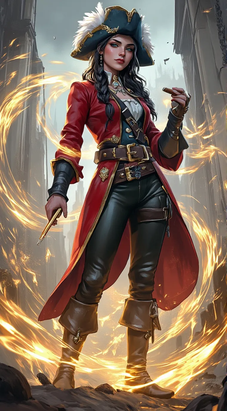 ai character: Captain James Hook background
