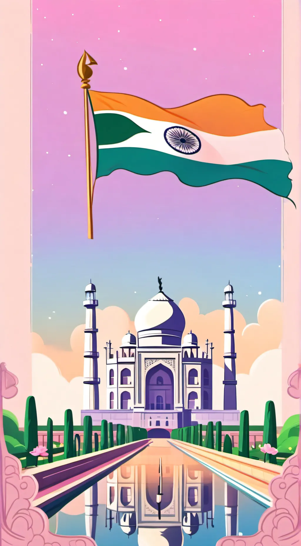 ai character: הודו background