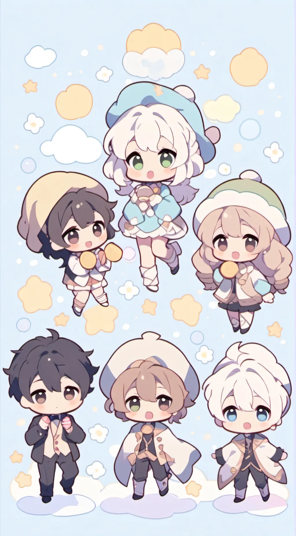 ai character: Bebés abandonados background