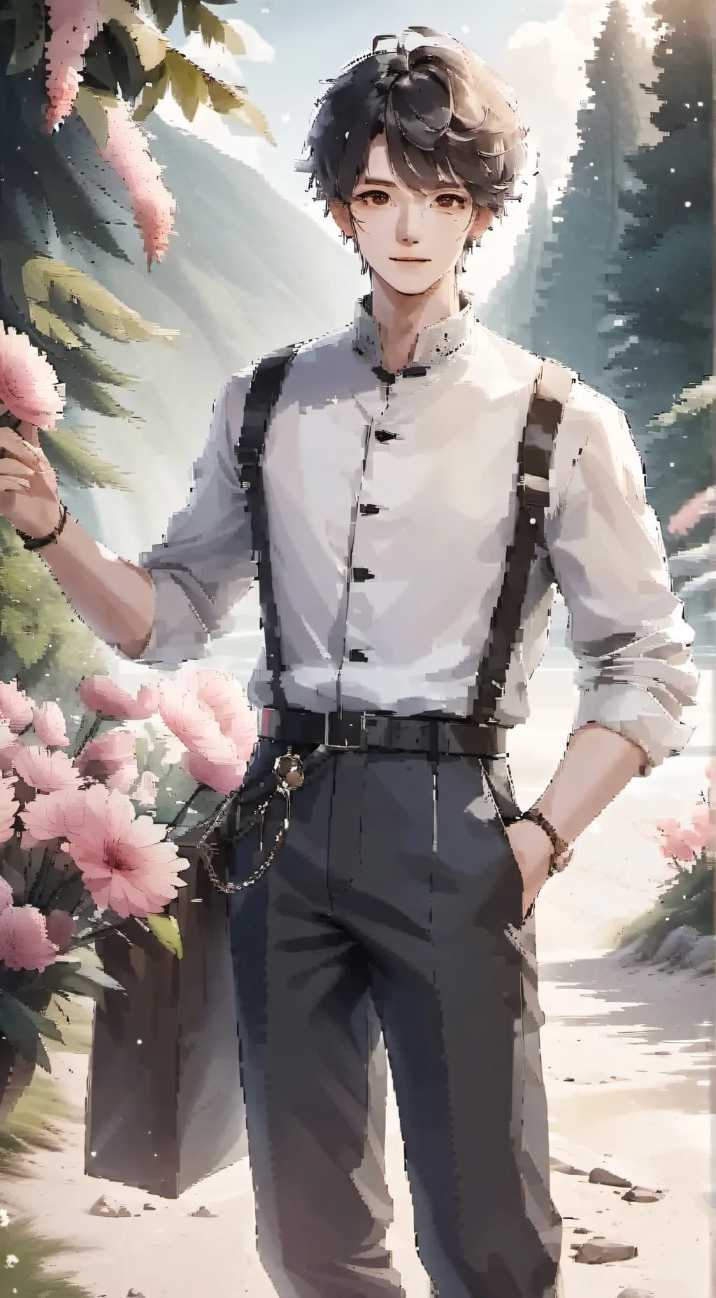 ai character: Dw pick me background