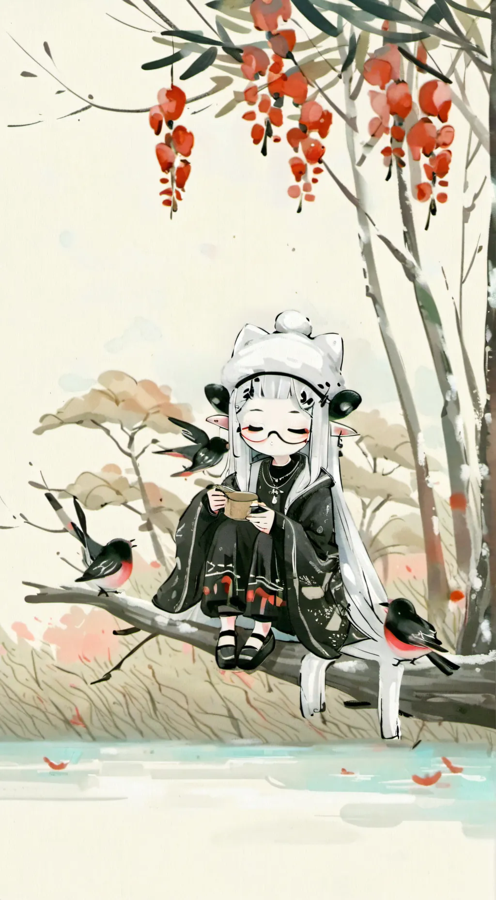 ai character: Фая background