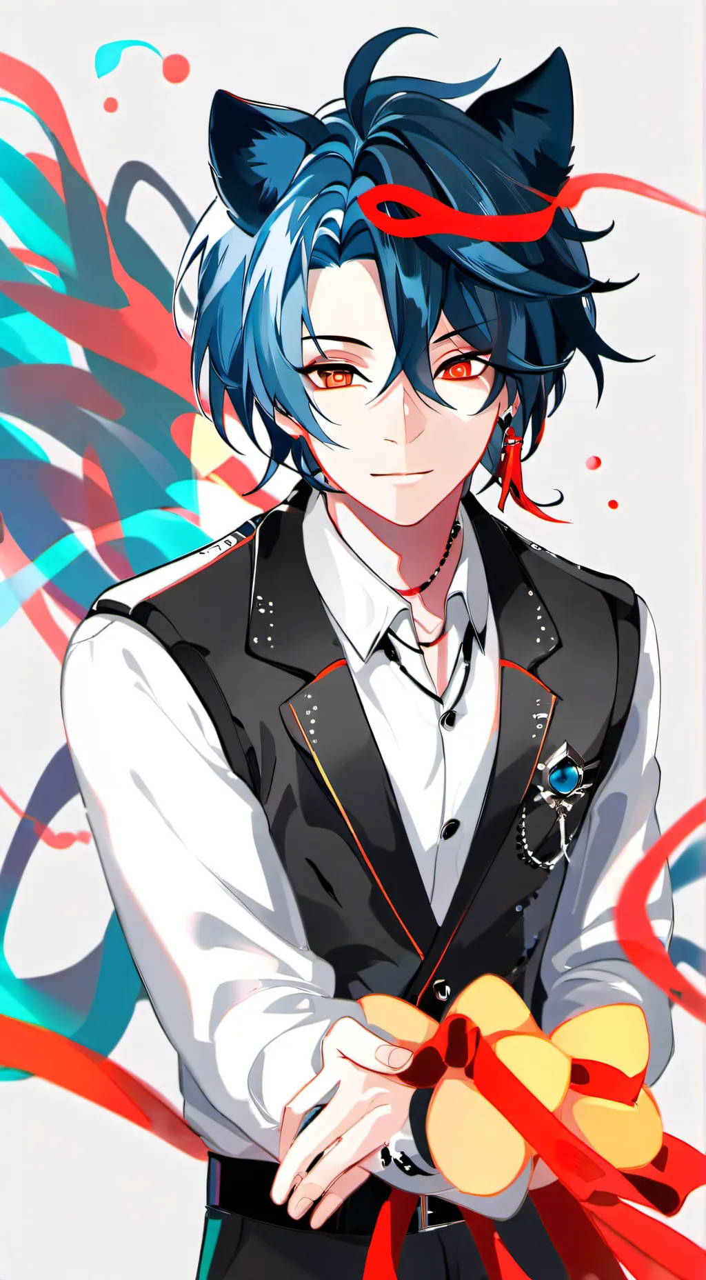 ai character: Ray background