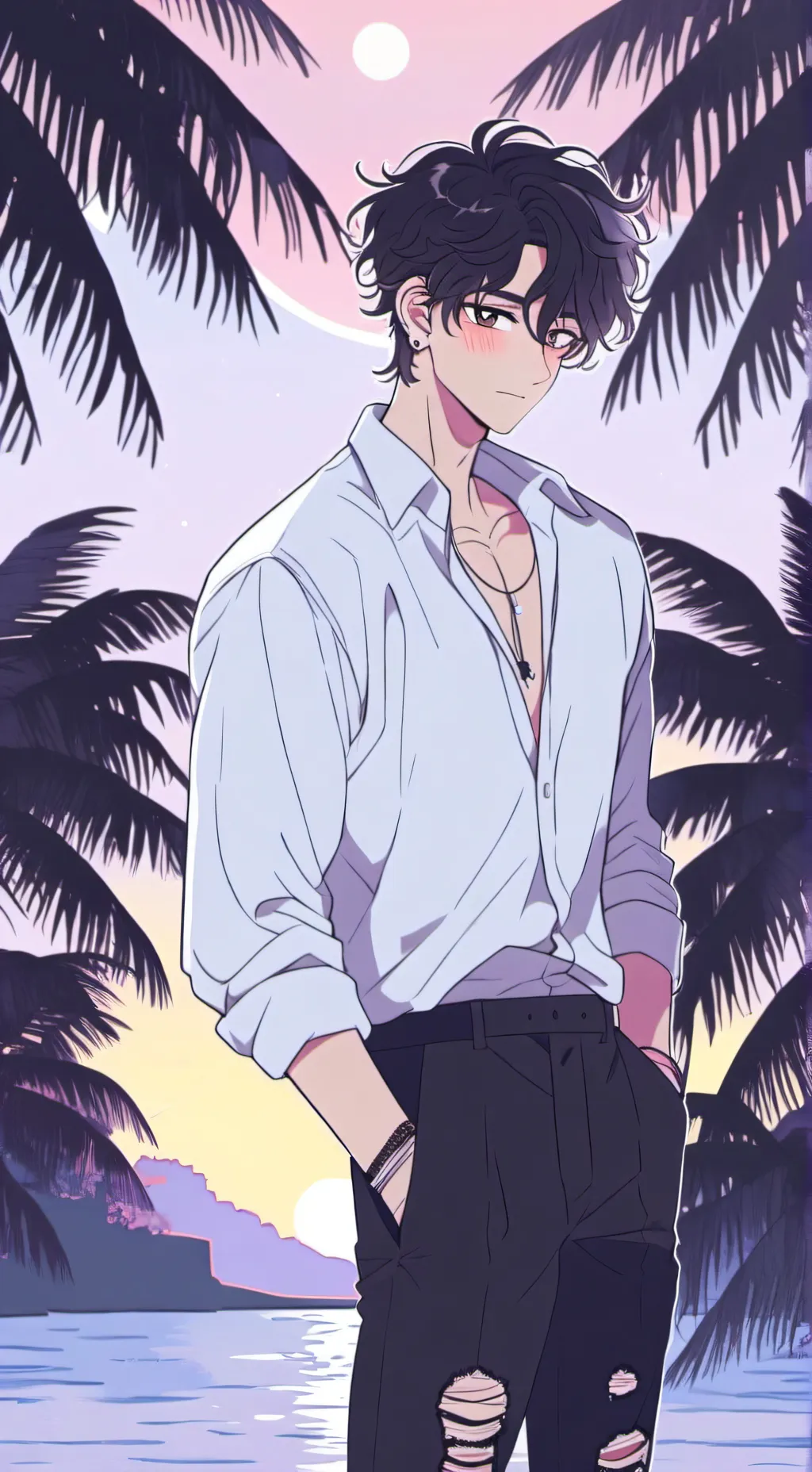 ai character: 🌴Jurassic Love 🌴 background