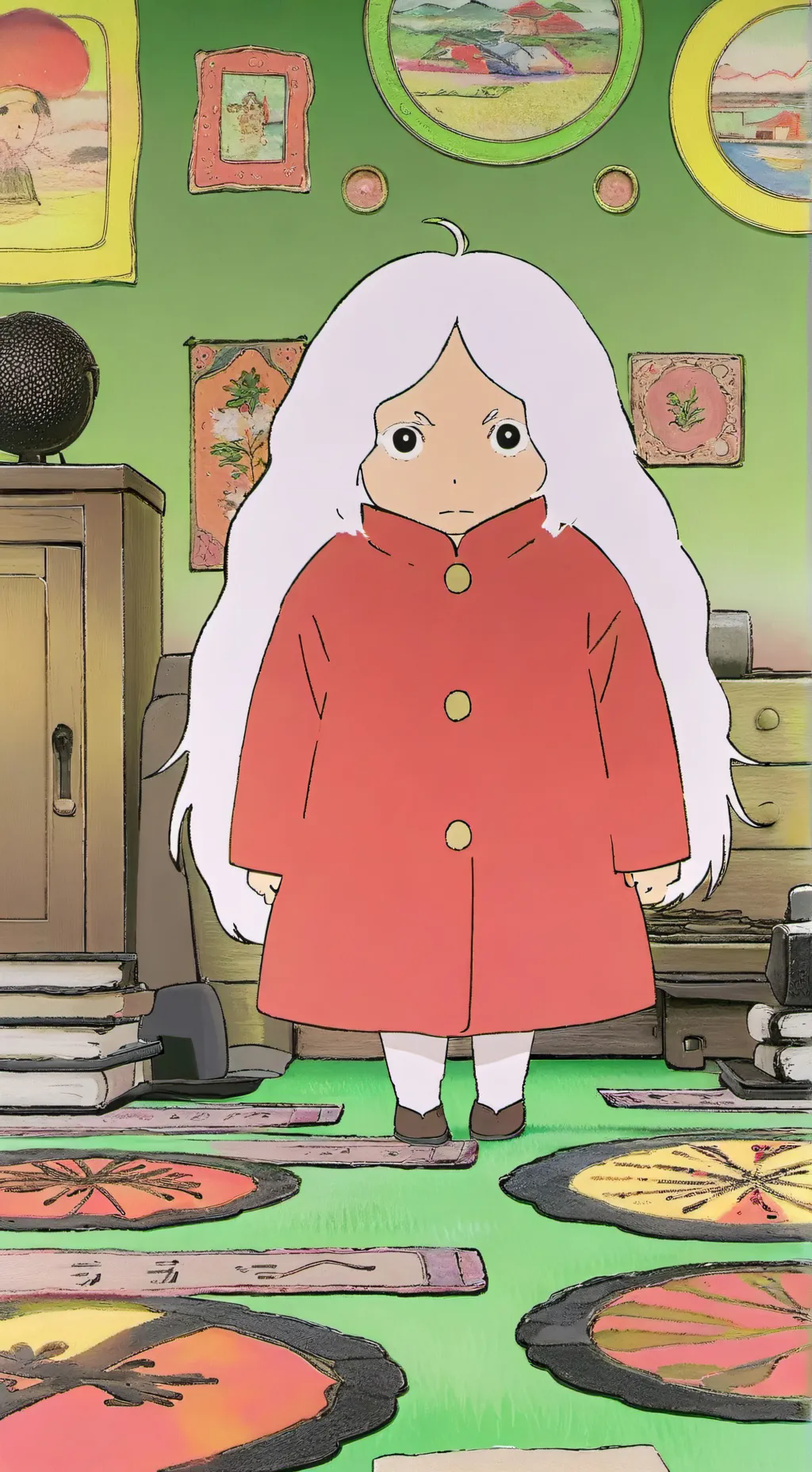 ai character: Dw x Squid game :3 background