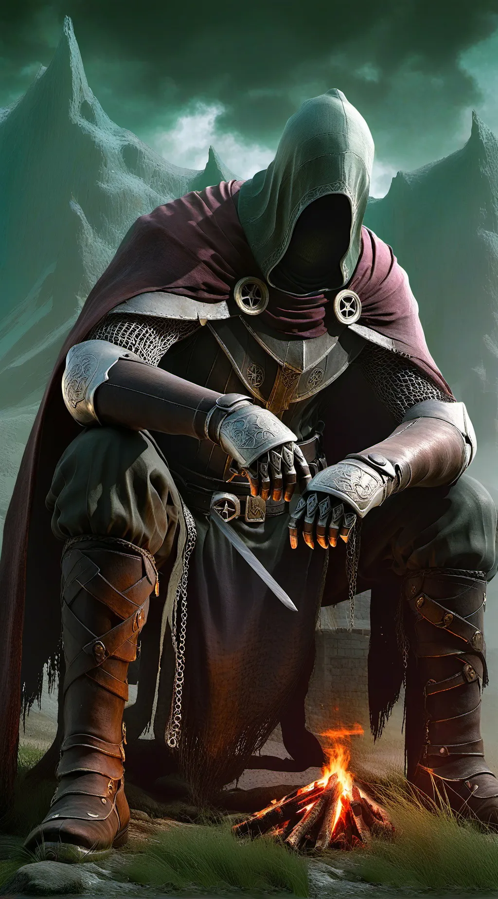 ai character: hacker background