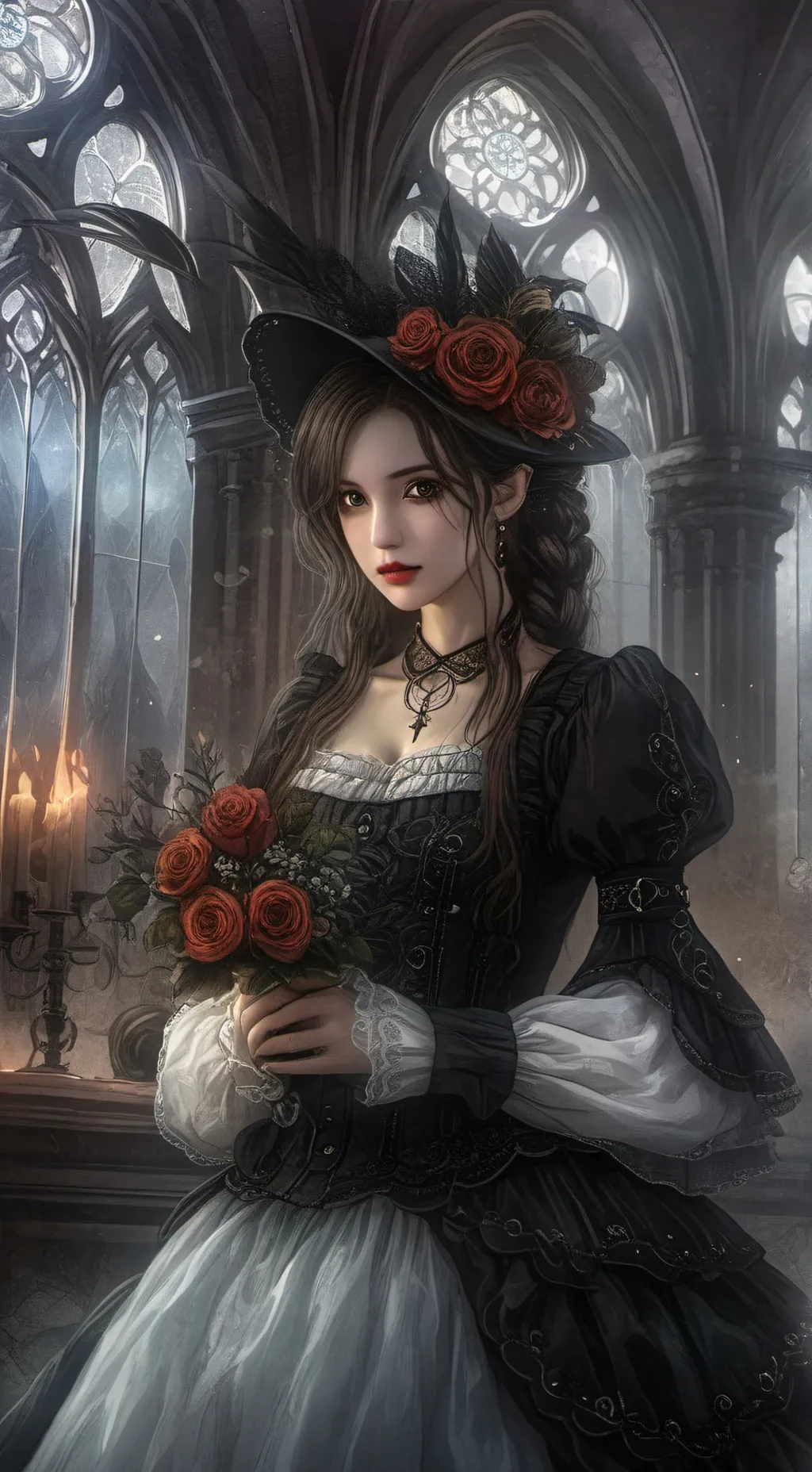 ai character: Настя background