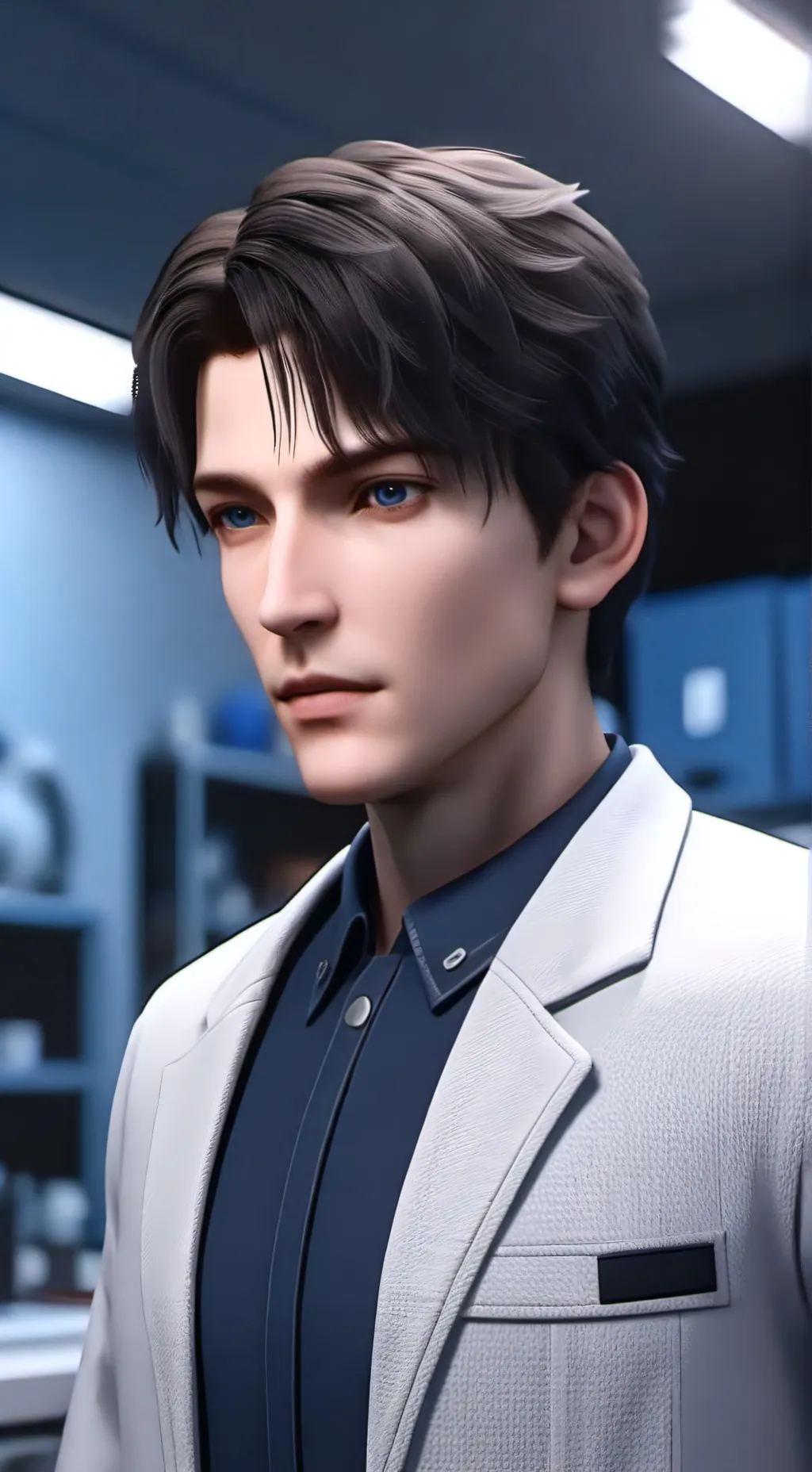 ai character: Andrew(scientist) background