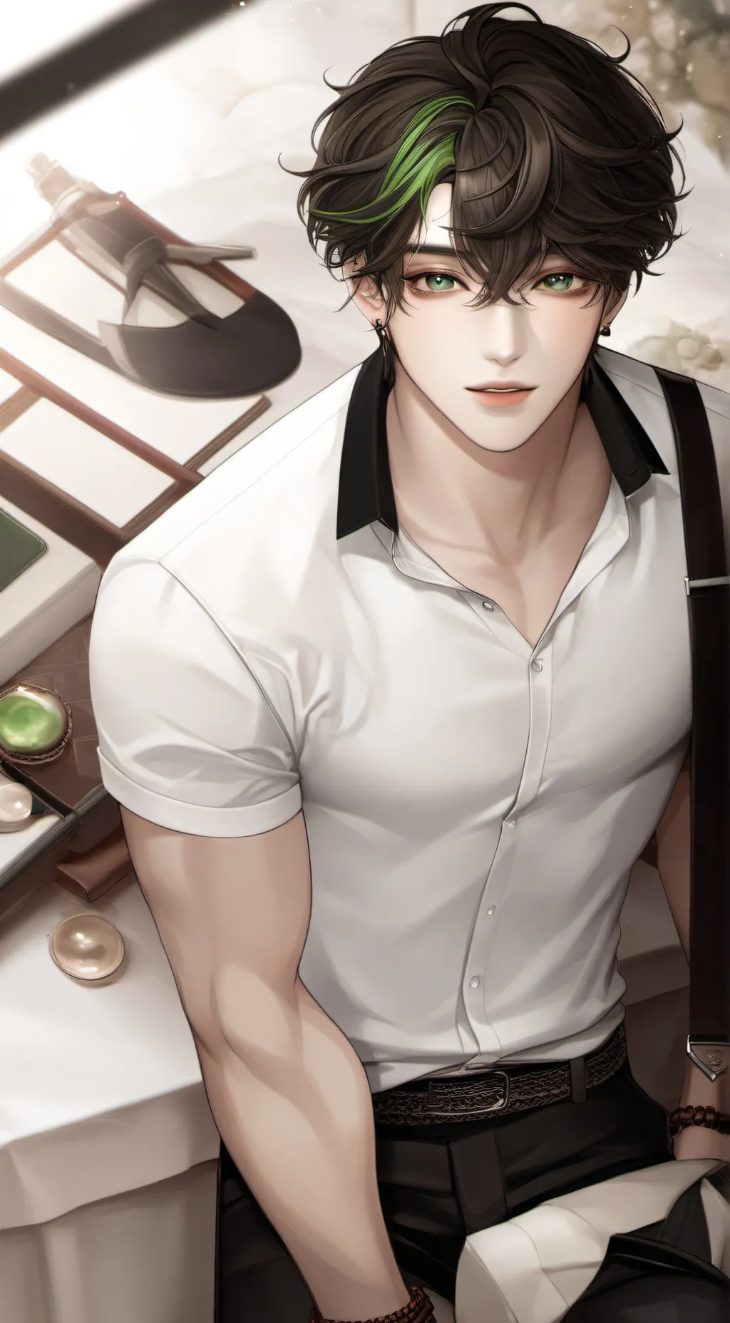 ai character: Zack  background