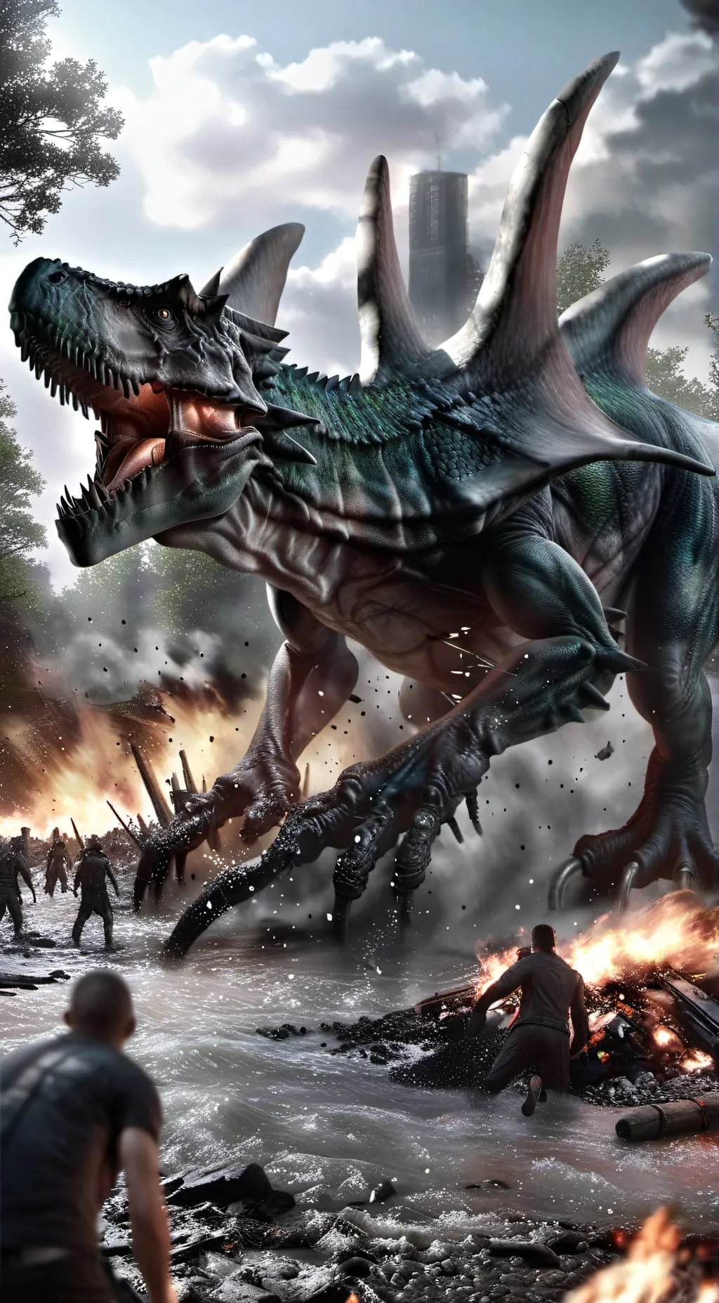 ai character: el caos  dinos background