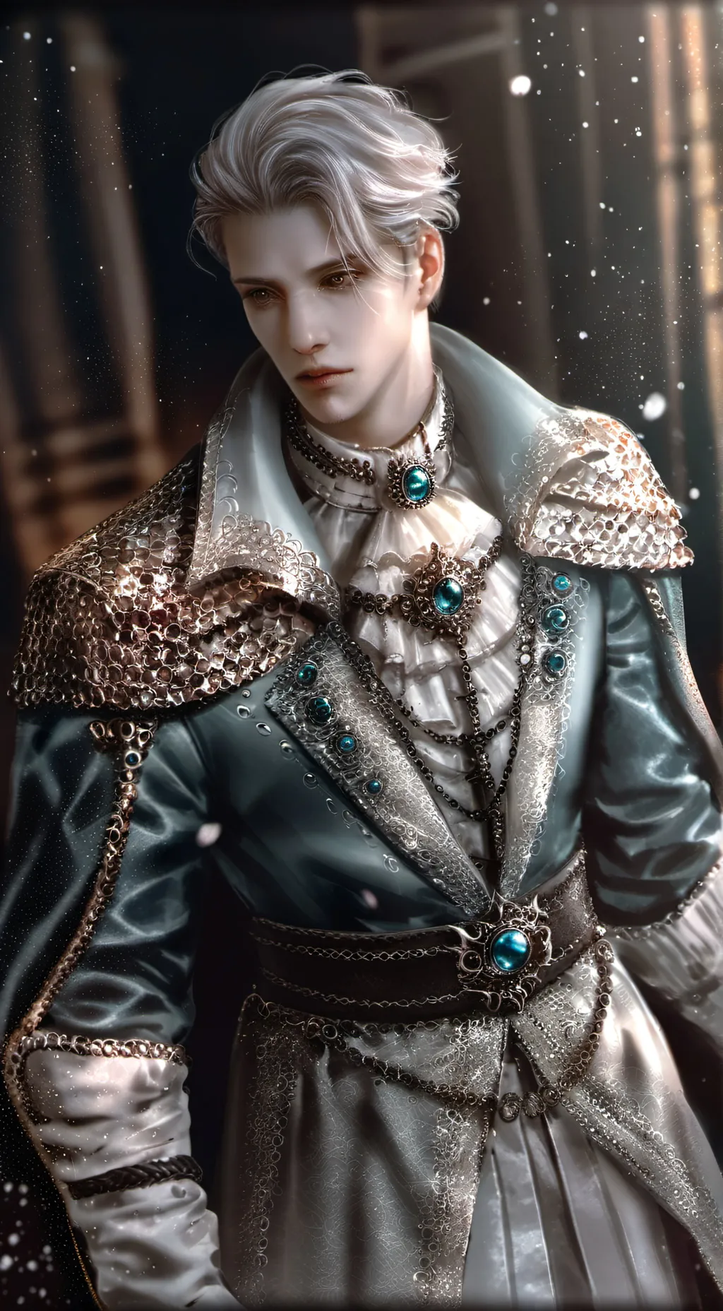 ai character: night background