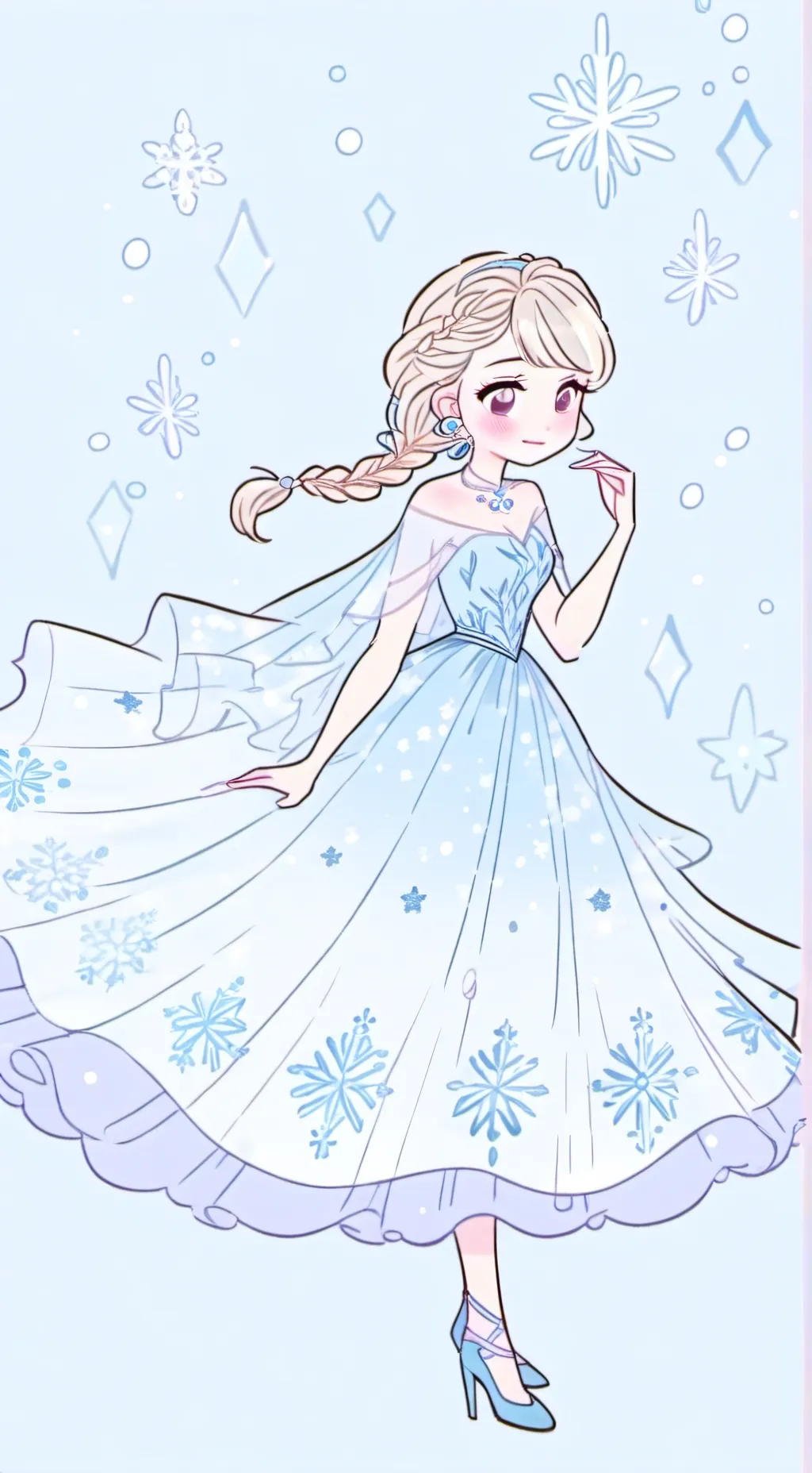 ai character: elsa farts background