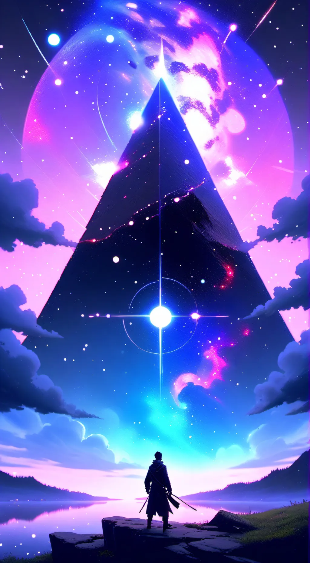 ai character: make a wish background