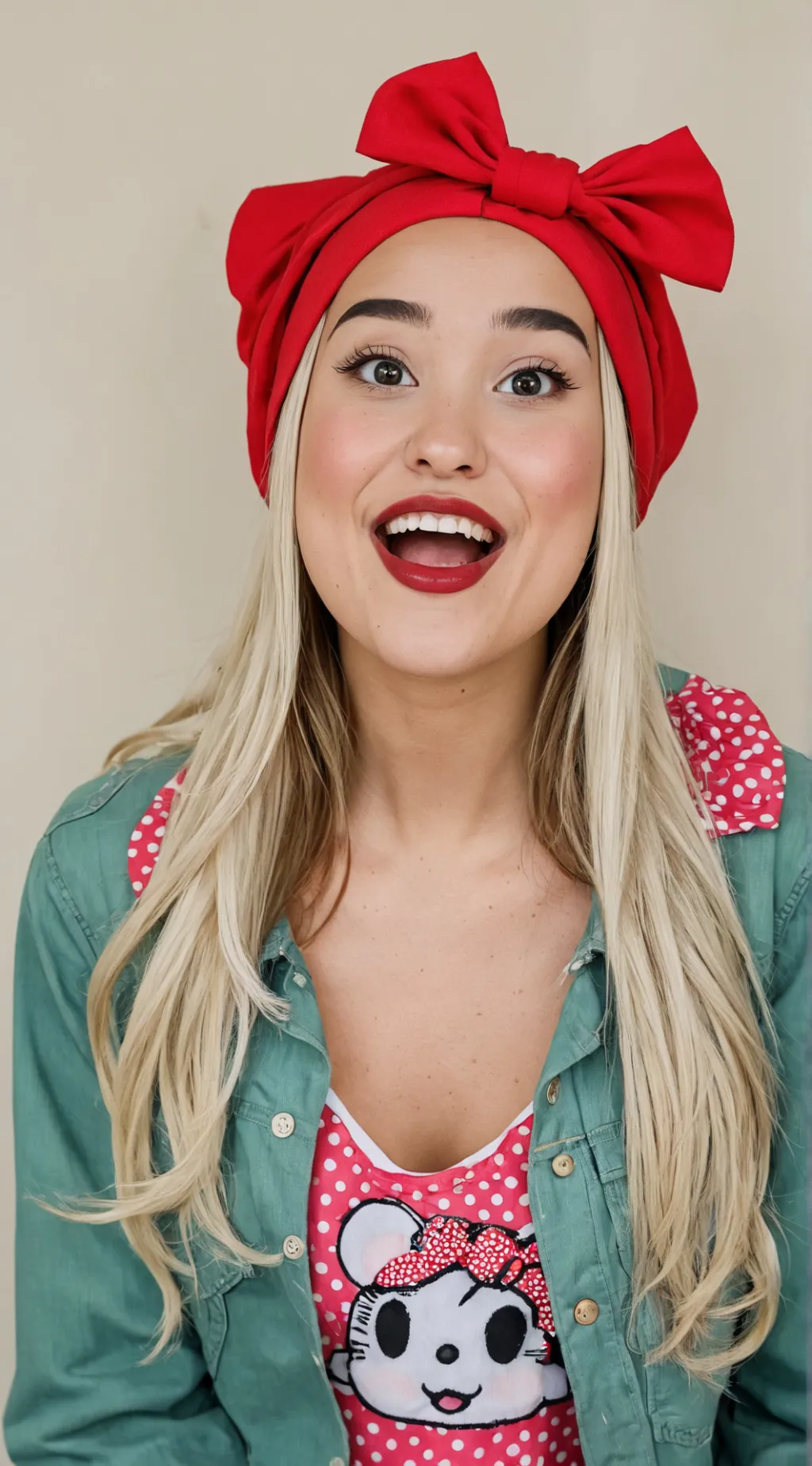 ai character: boneca Emily v background