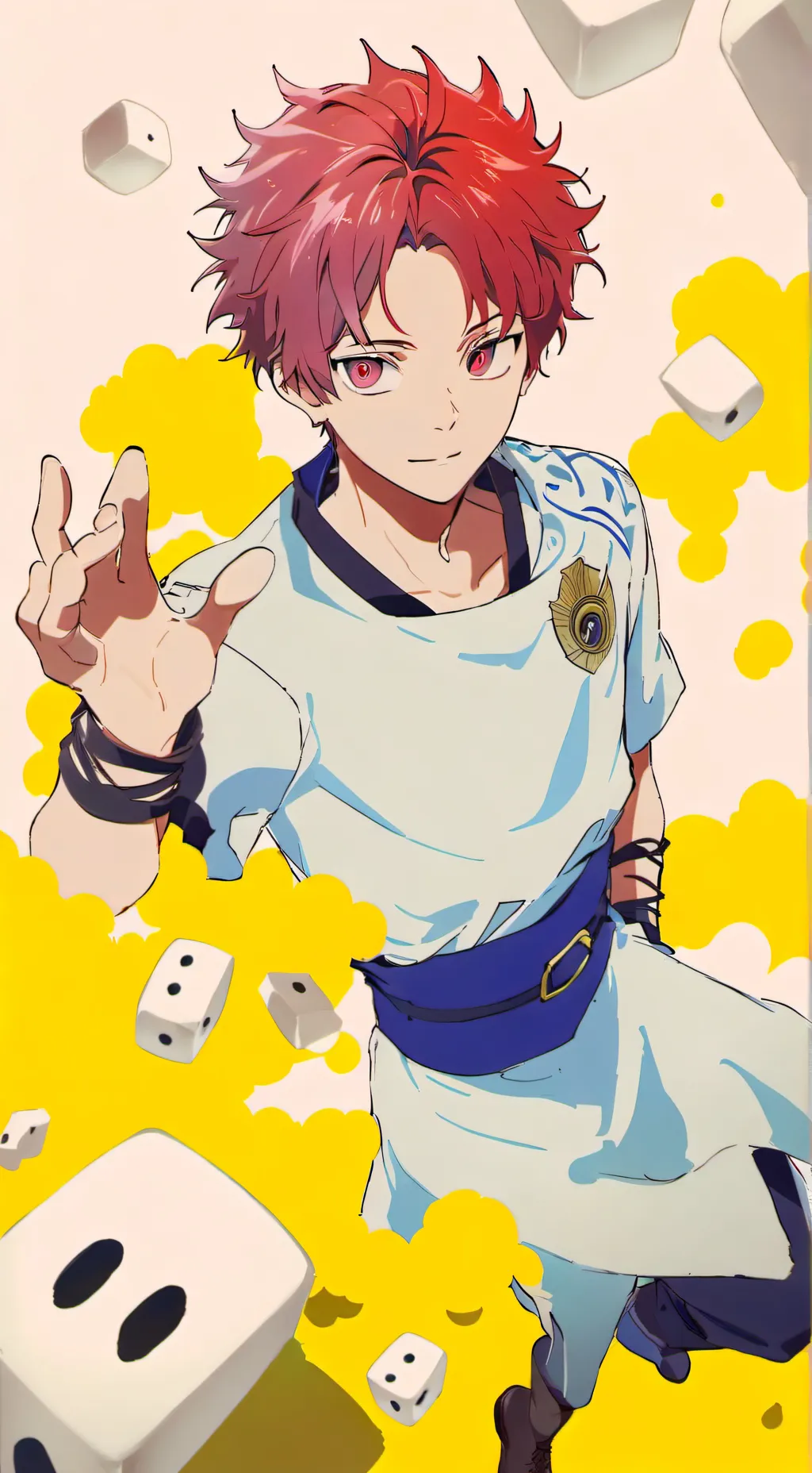 ai character: killuya todoroki background