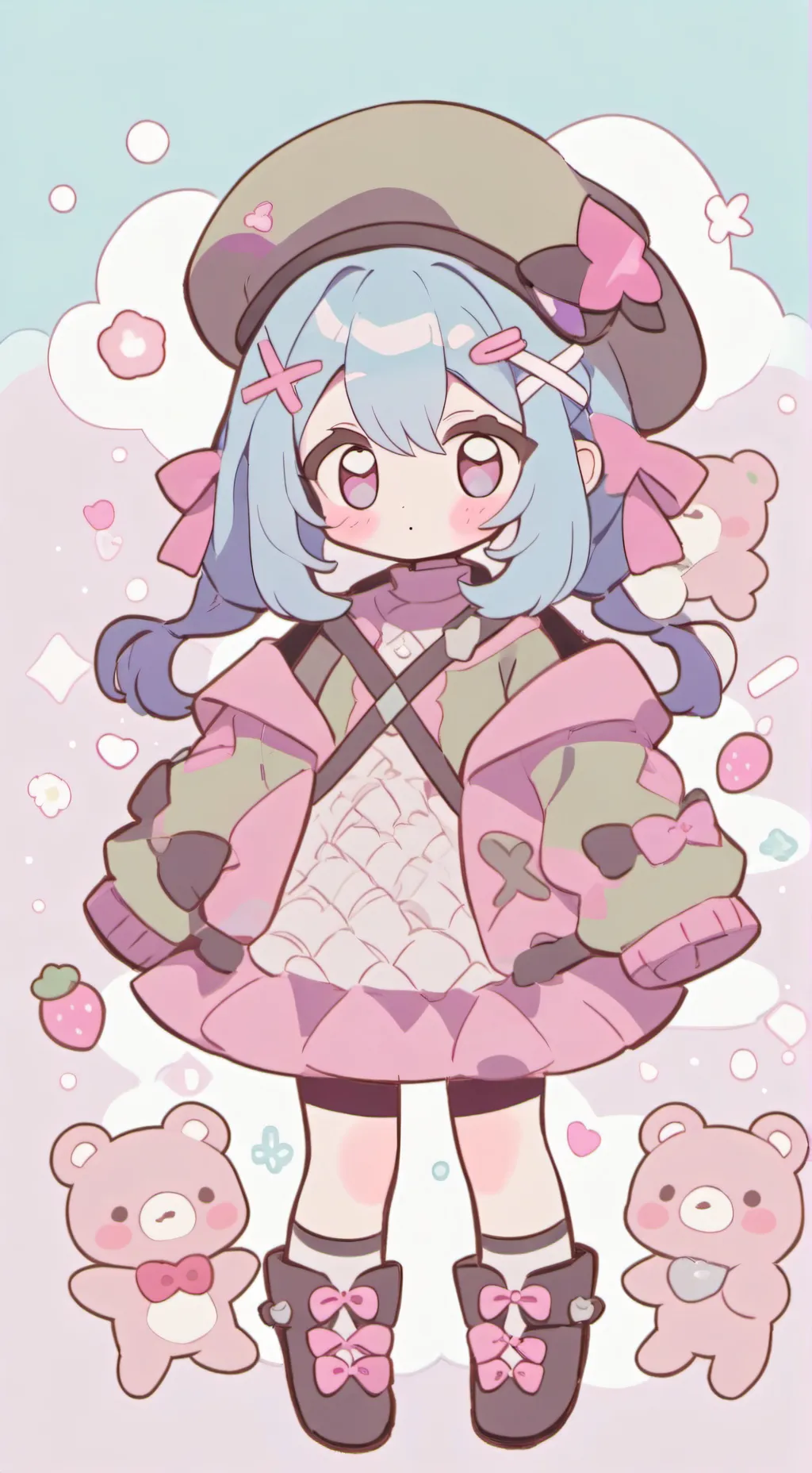 ai character: 💙💨Dw Connie💨💙 background