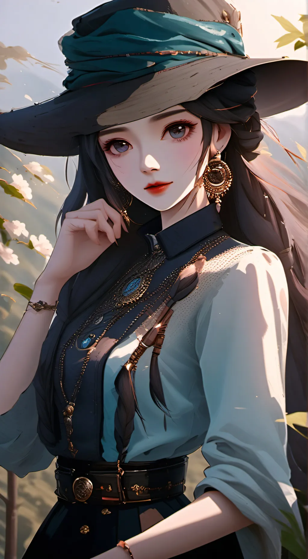 ai character: Милана background