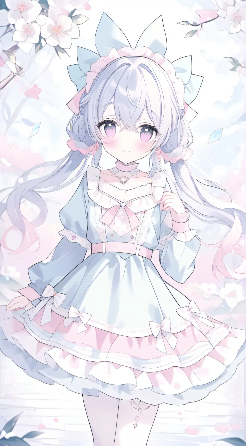 ai character: santica x nabriela background