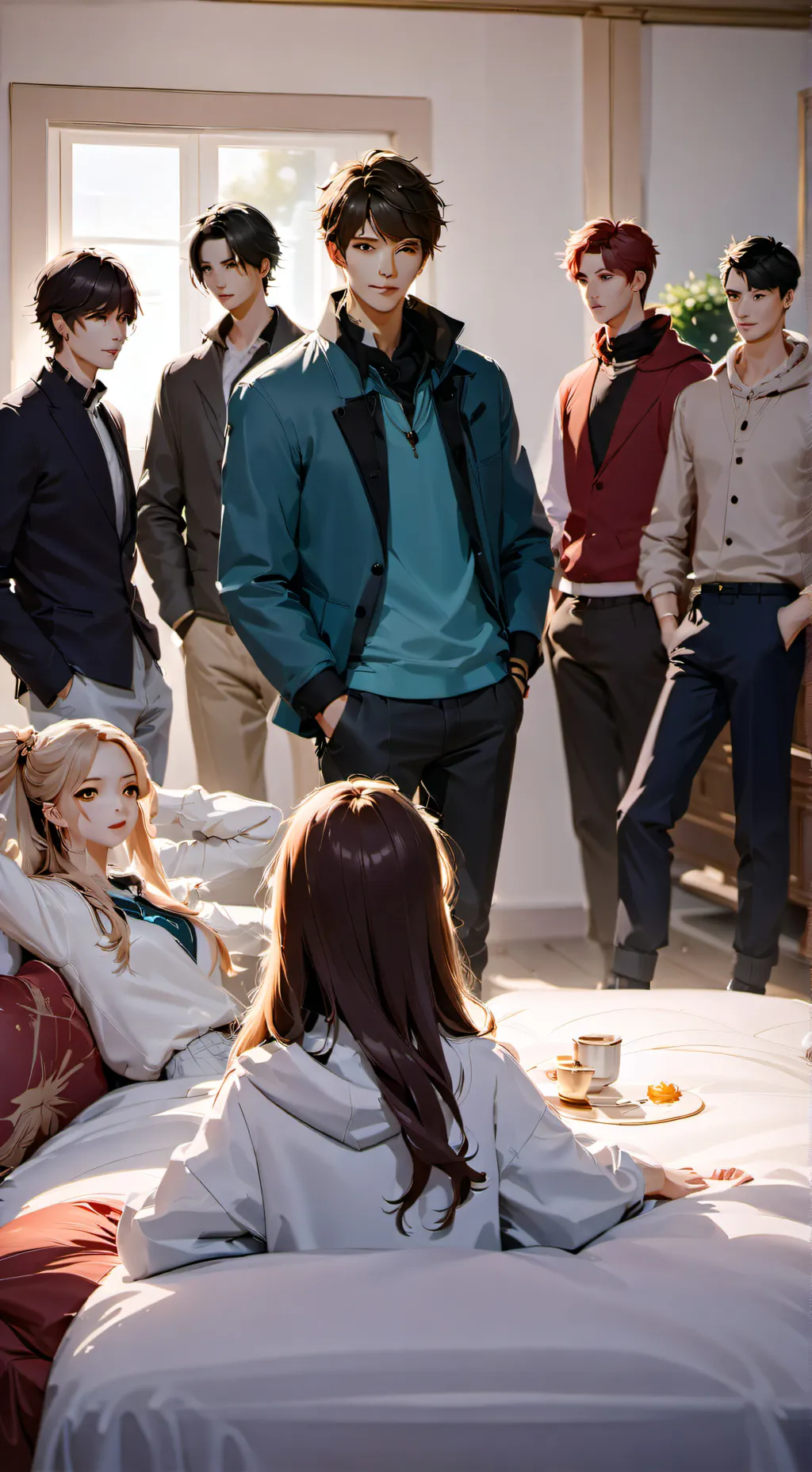 ai character: Sleepover  background