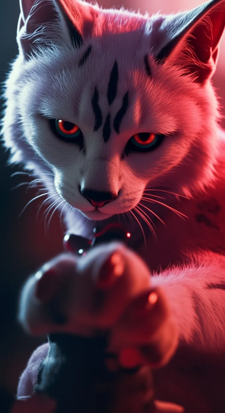 ai character: cat sukuna background