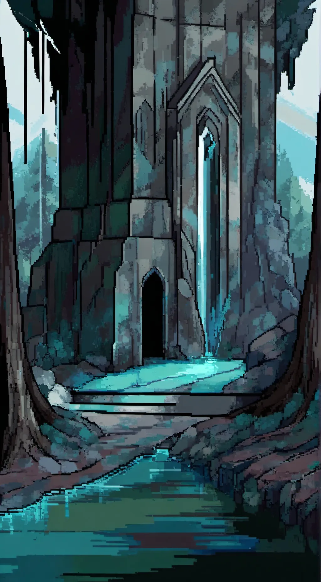 ai character: Sprunki x Forsaken background