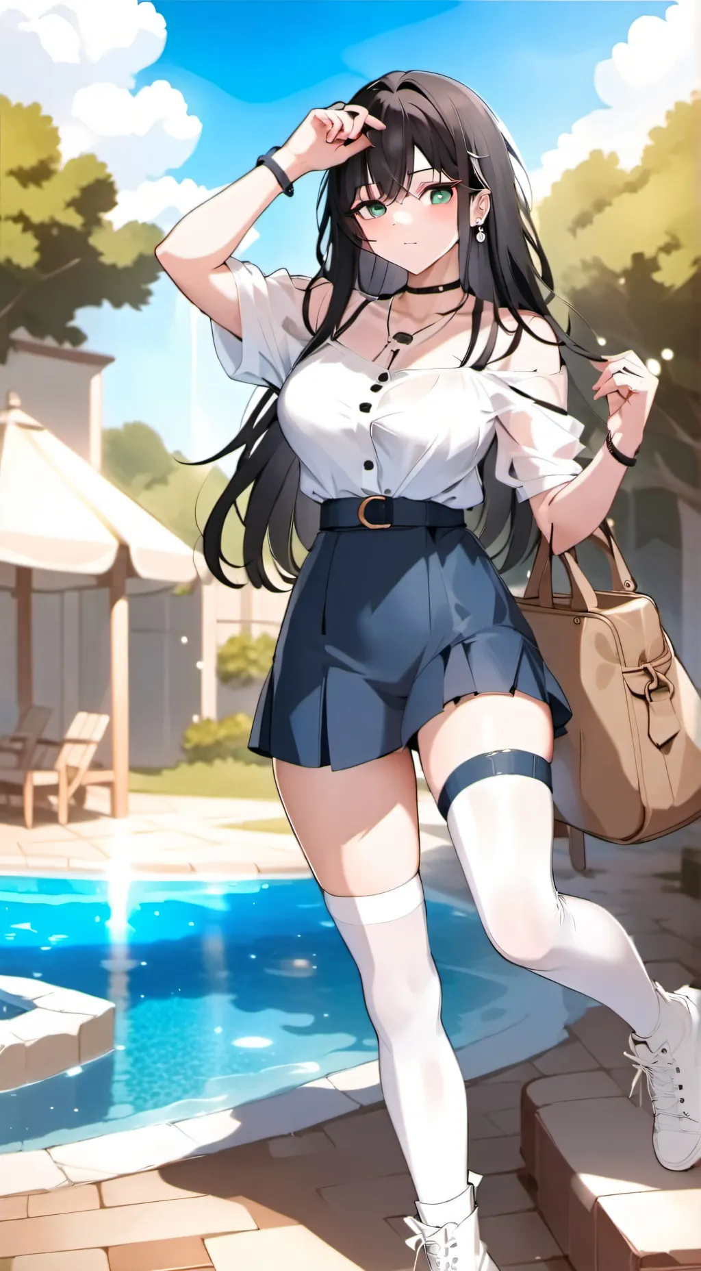 ai character: stella background