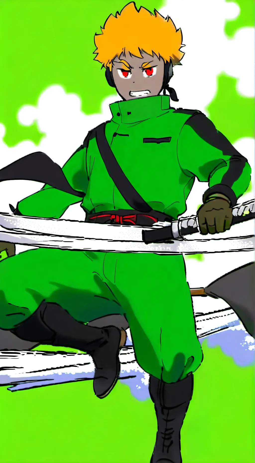 ai character: 1x1x1 but.. BABY!? background