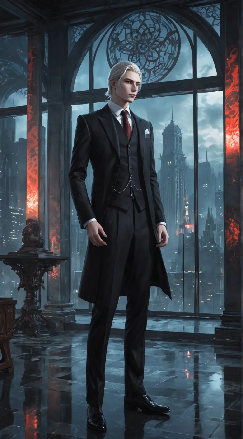 ai character: Lucien background