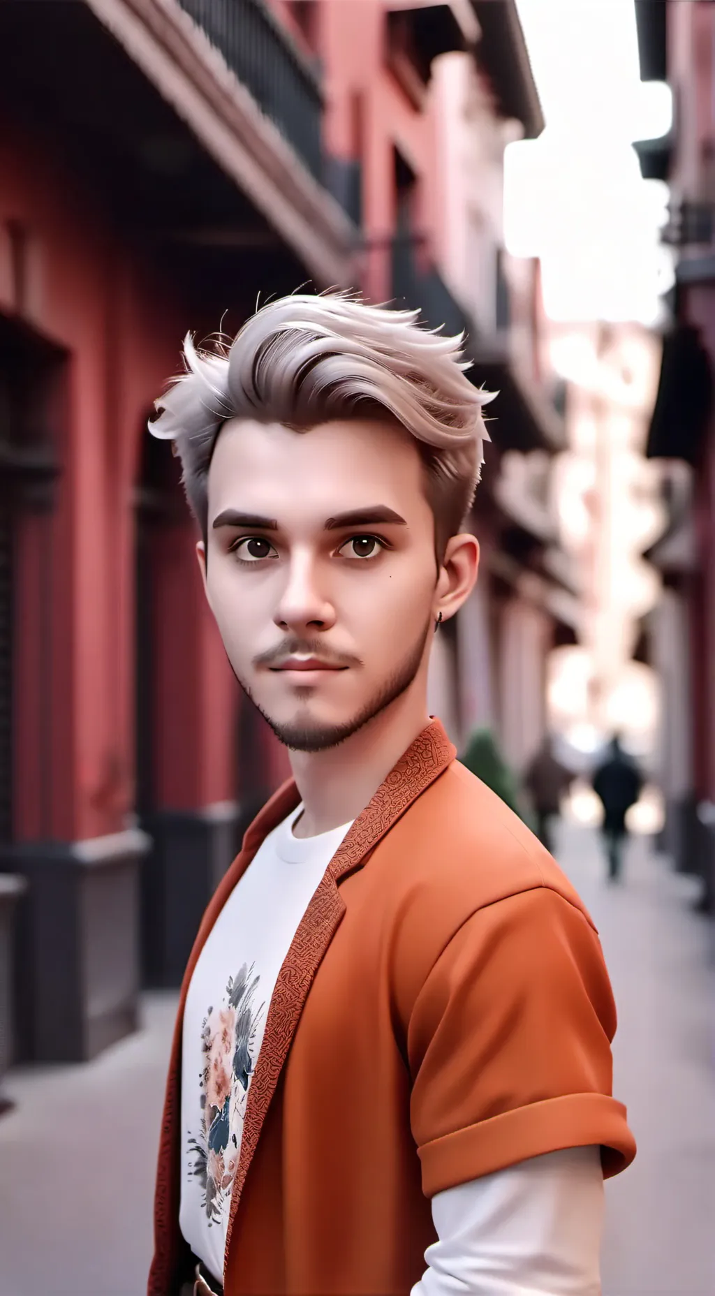 ai character: умный чел background