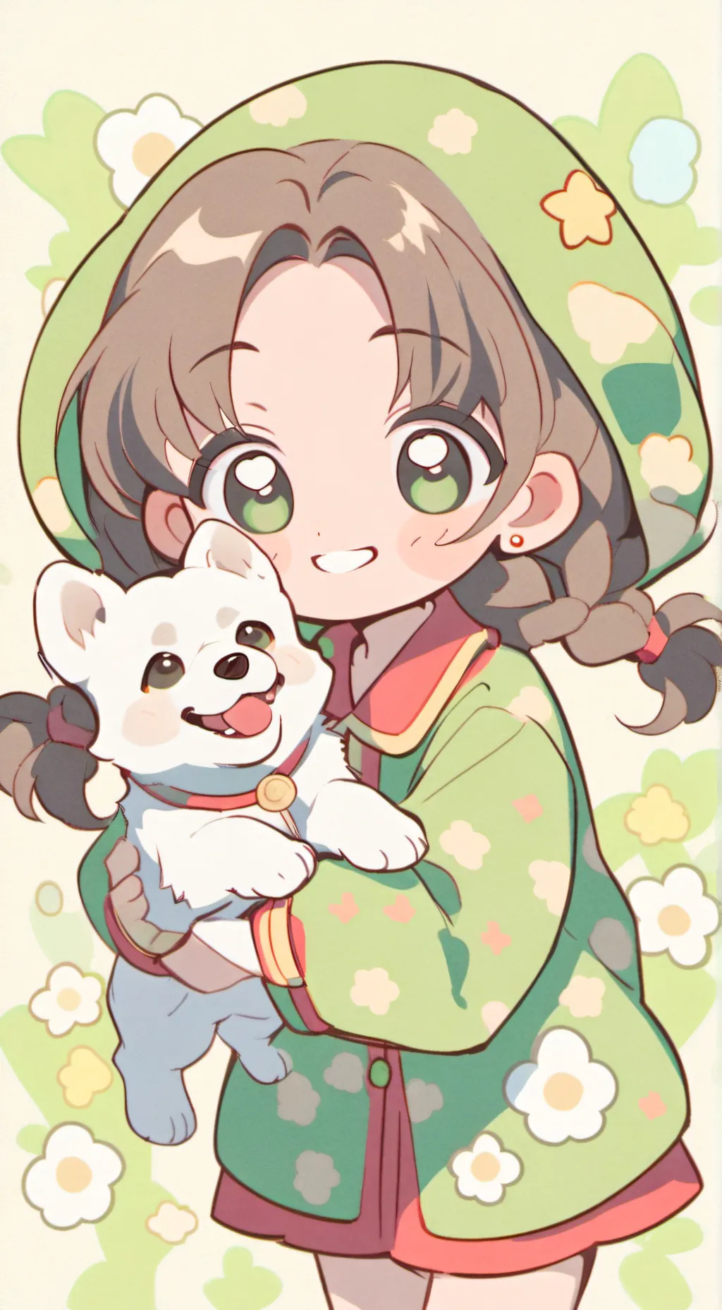 ai character: Isiana and Pande background