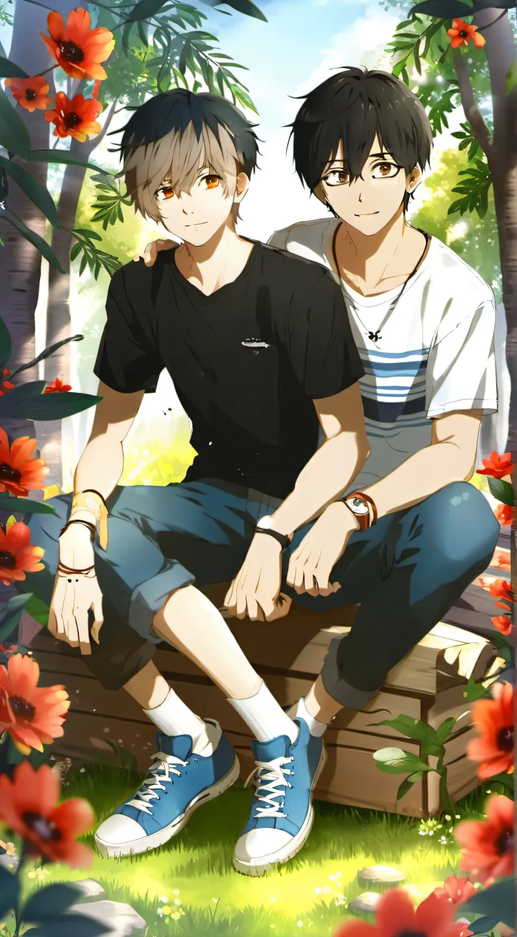 ai character: boys background