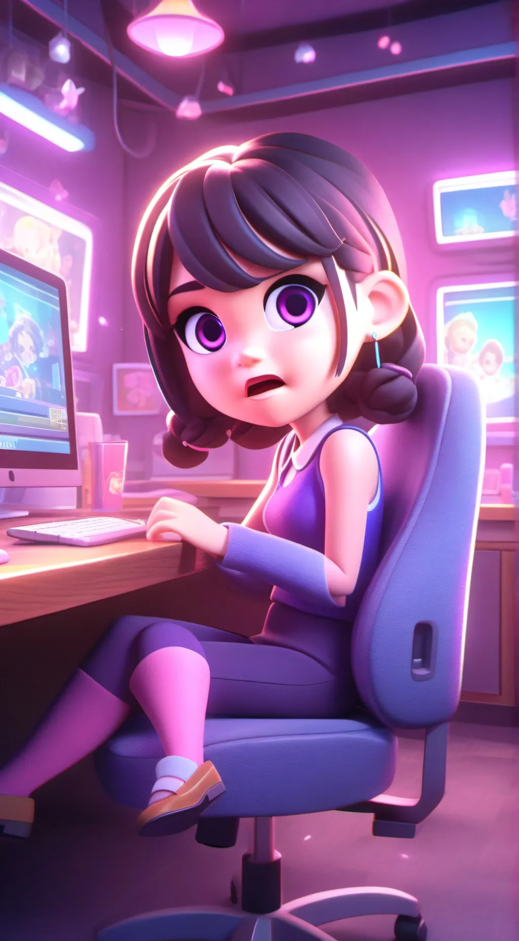 ai character: Hiccups background