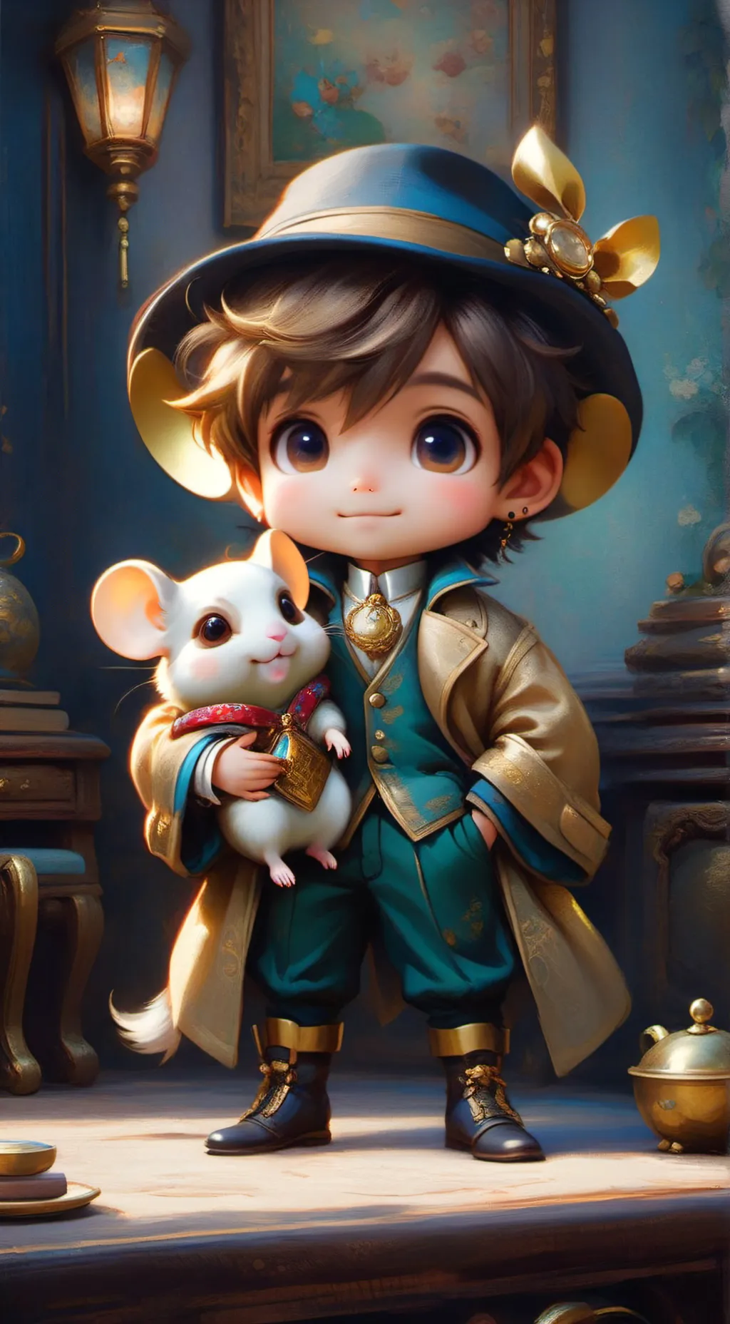 ai character: hammy background