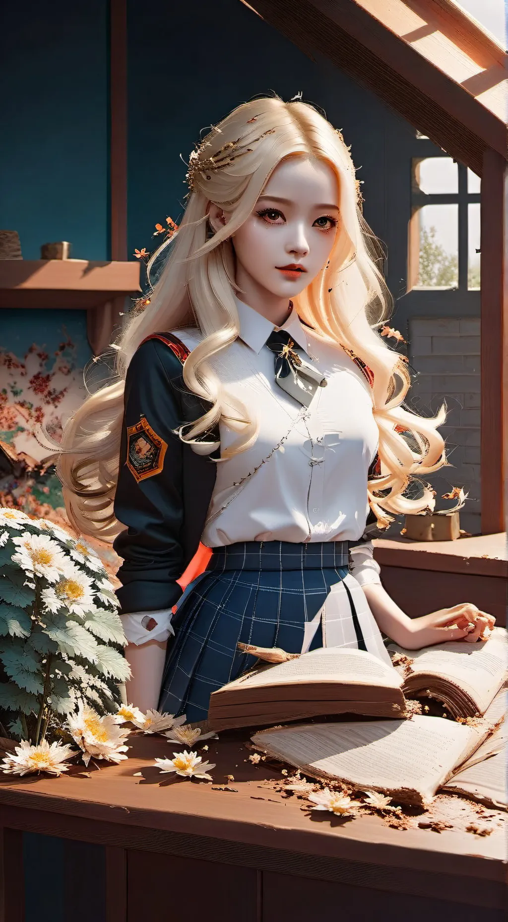 ai character: Libby  background