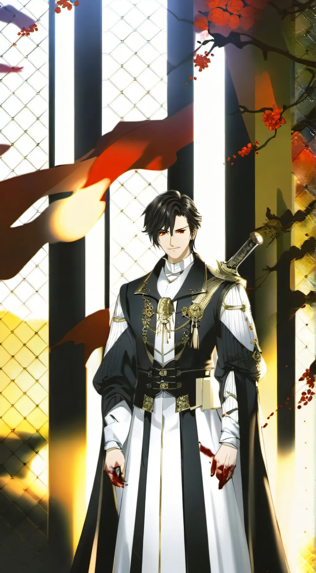 ai character: Fighting the dark background