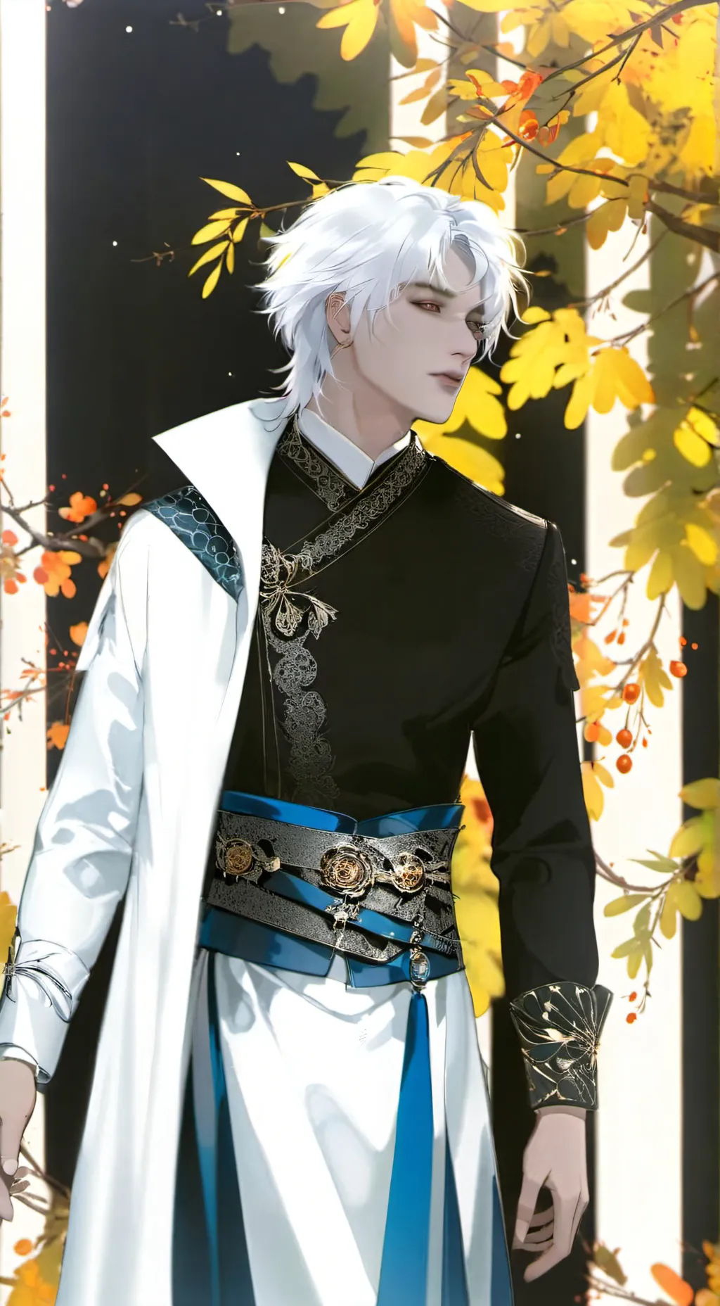 ai character: Nake background