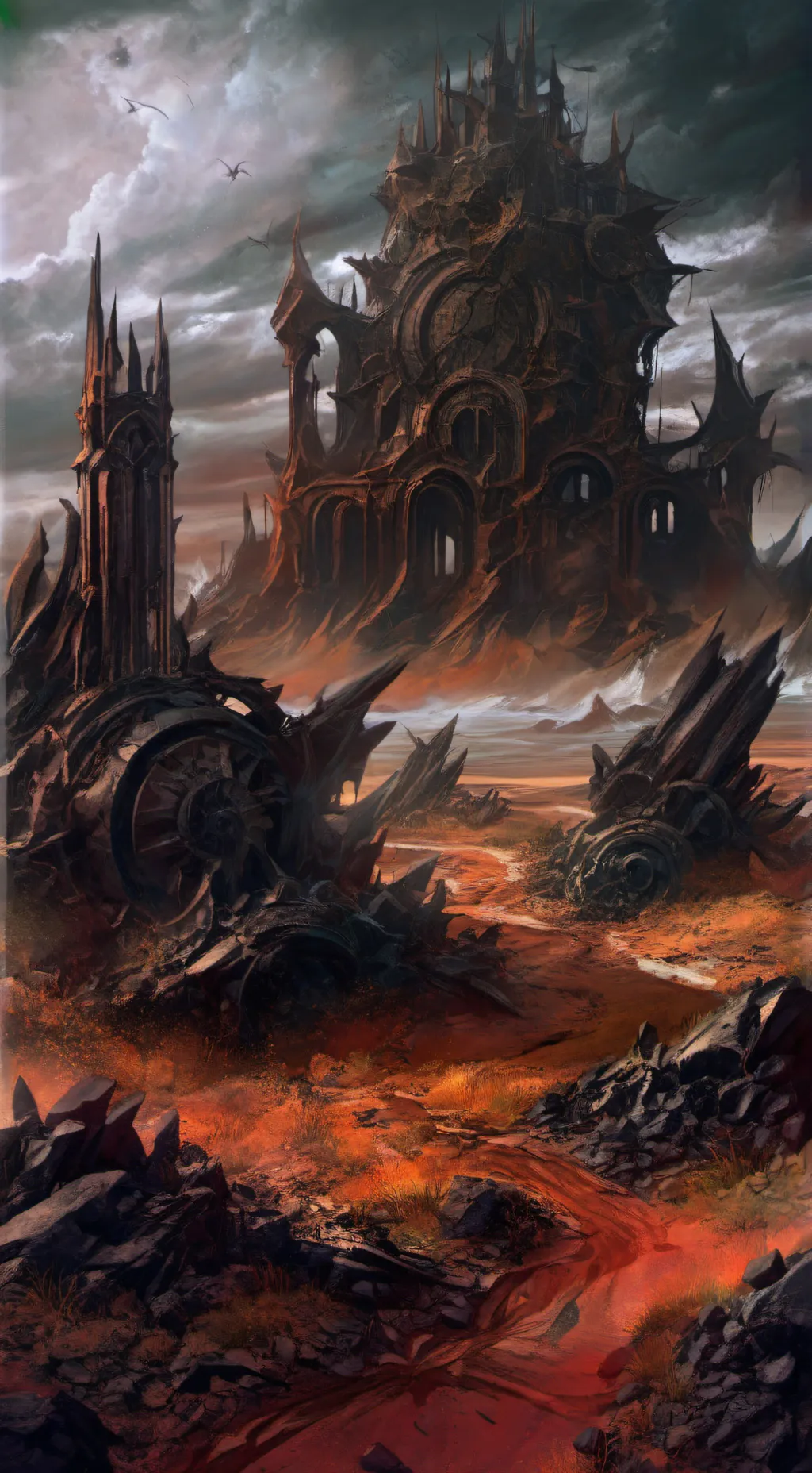 ai character: nuclear wasteland background